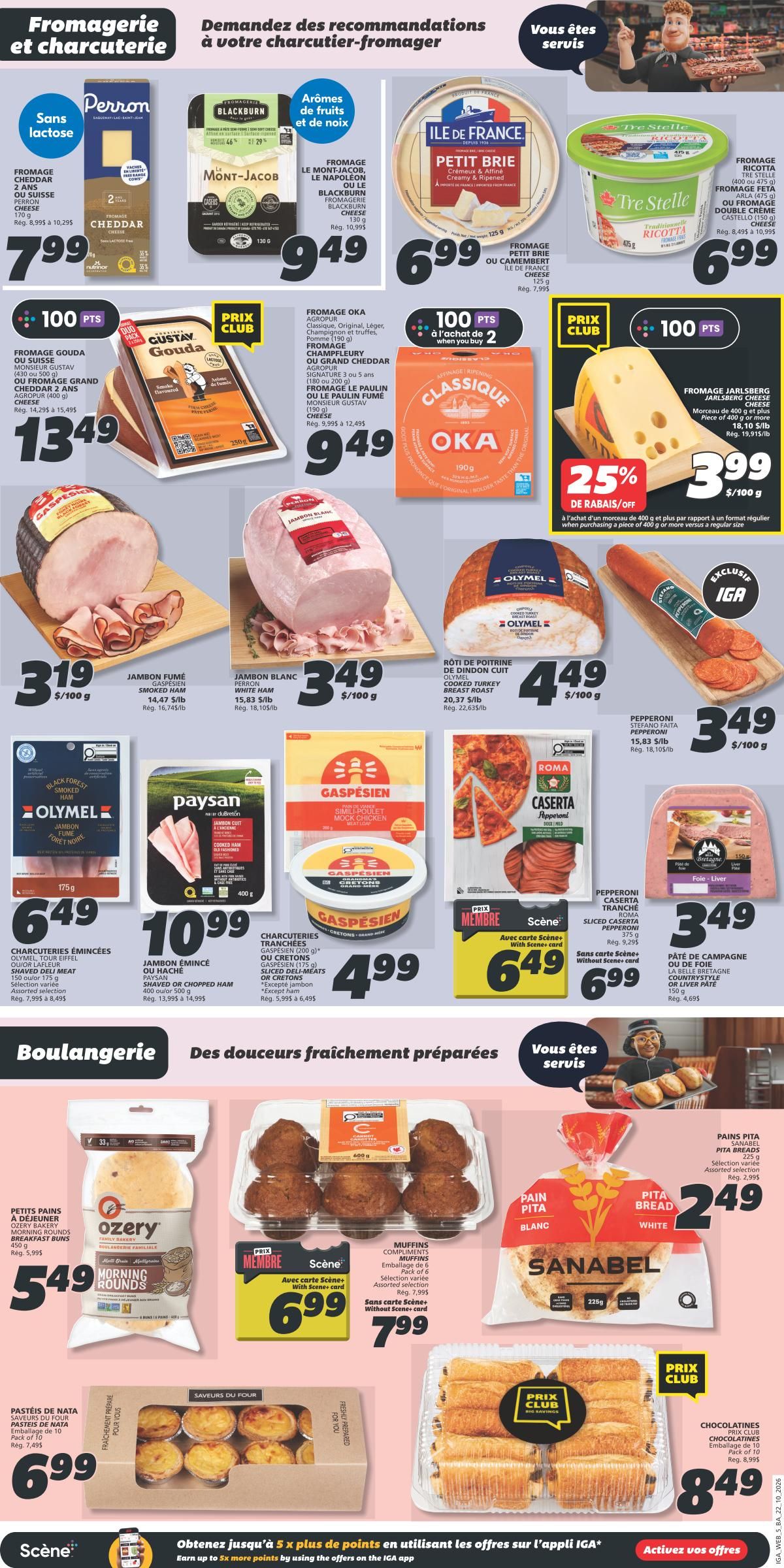 IGA (NB) Flyer October 22 to 28