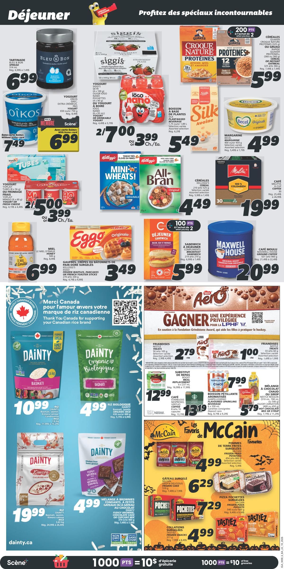IGA (NB) Flyer October 22 to 28