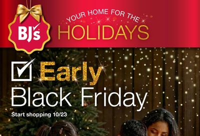 BJ's Wholesale Club Early Black Friday Weekly Ad October 23 - November 15, 2026