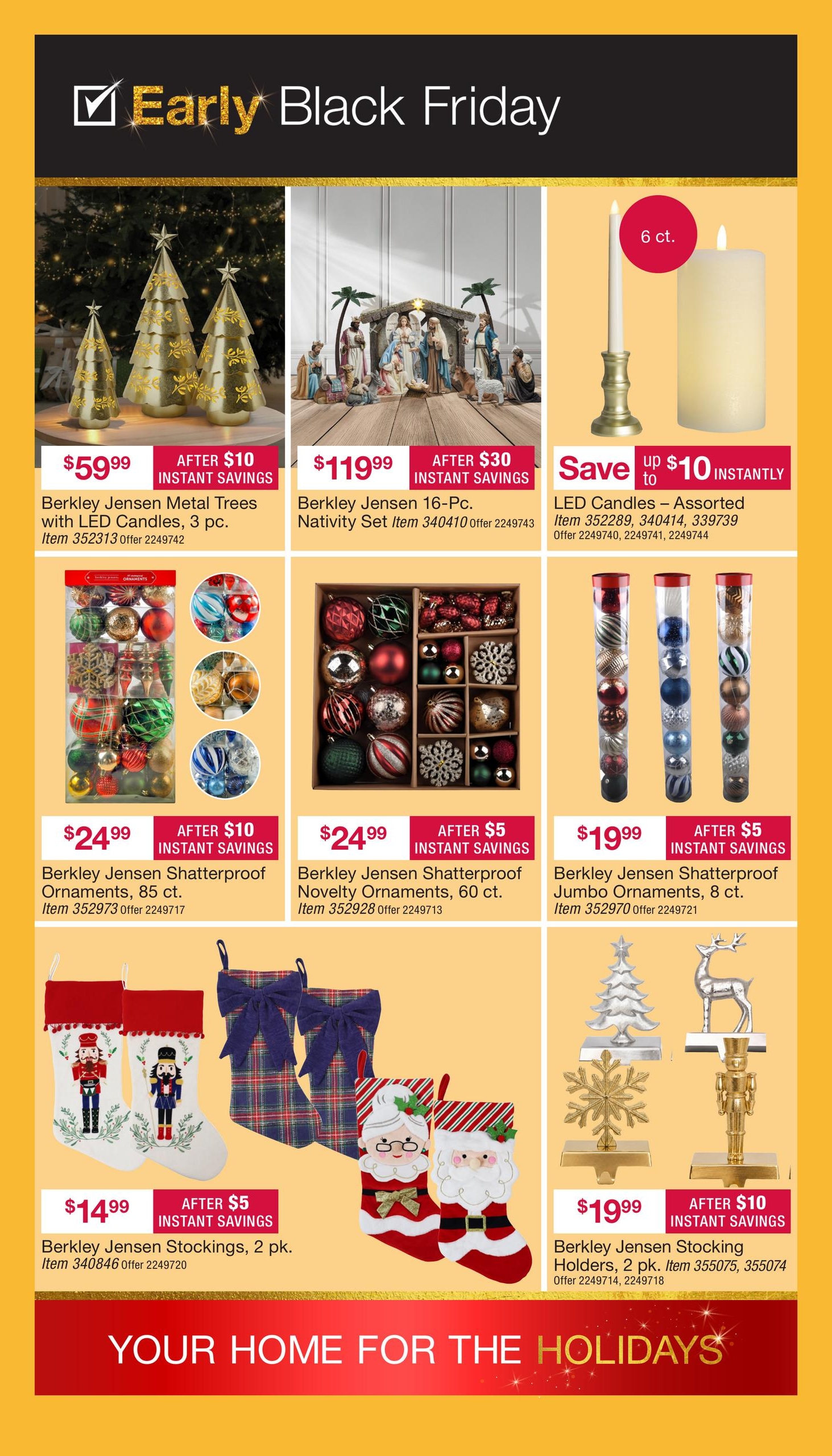 BJ's Wholesale Club Early Black Friday Weekly Ad October 23 - November 15, 2026