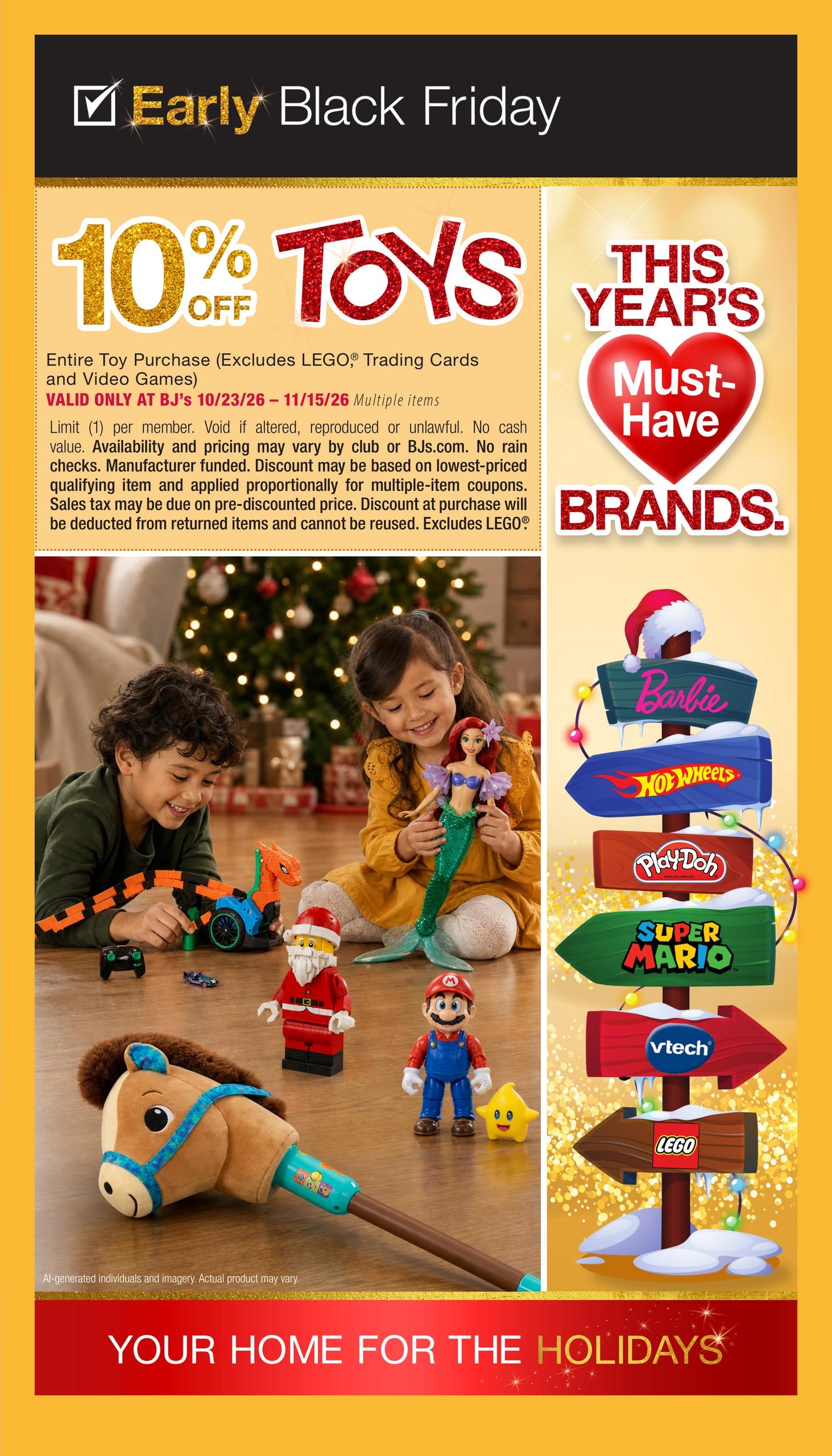 BJ's Wholesale Club Early Black Friday Weekly Ad October 23 - November 15, 2026
