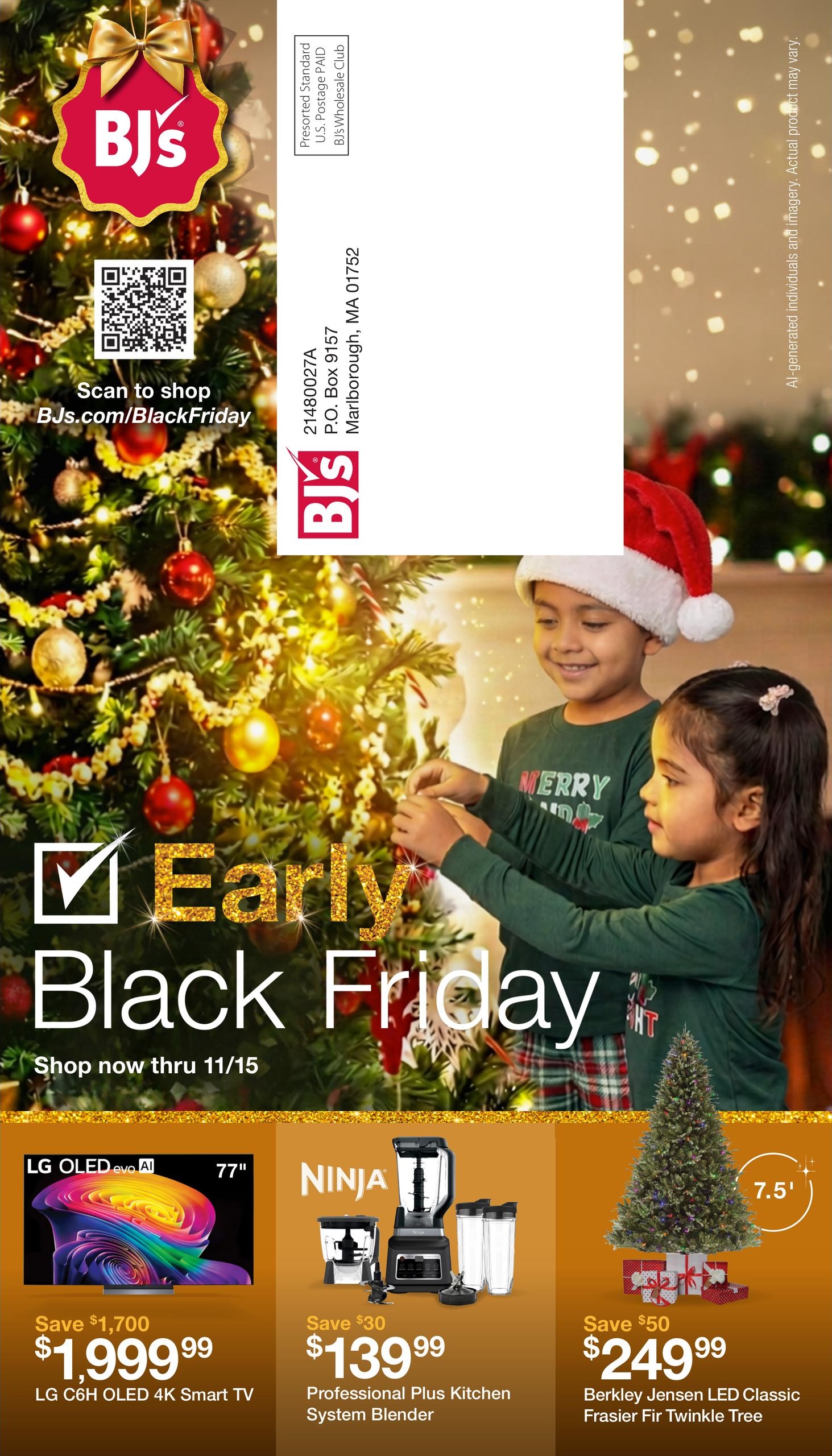 BJ's Wholesale Club Early Black Friday Weekly Ad October 23 - November 15, 2026