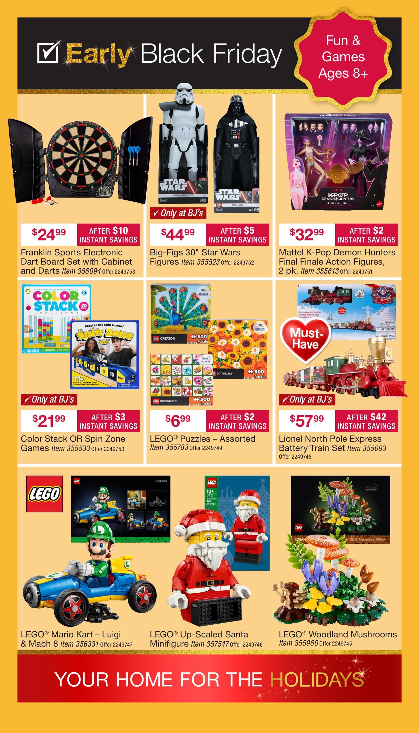 BJ's Wholesale Club Early Black Friday Weekly Ad October 23 - November 15, 2026