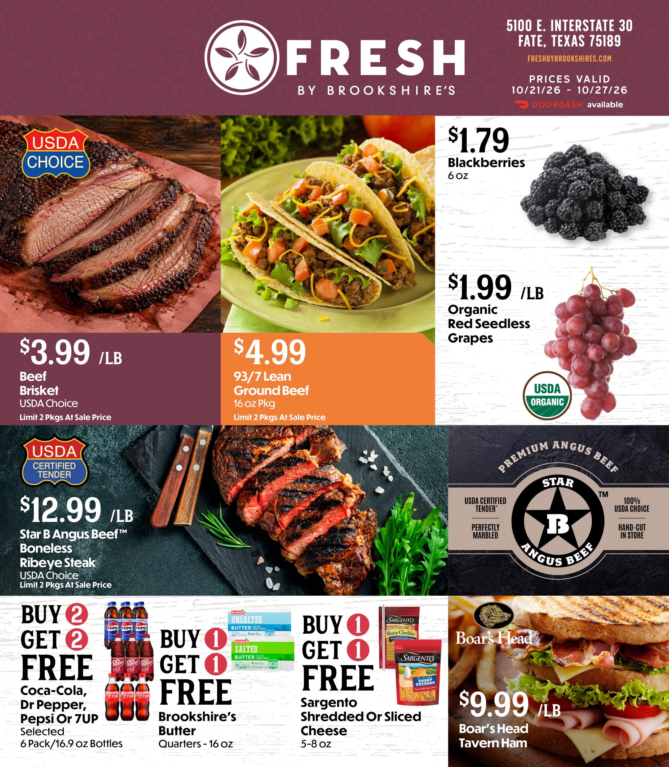 FRESH by Brookshire's Weekly Ad October 21 - 27, 2026