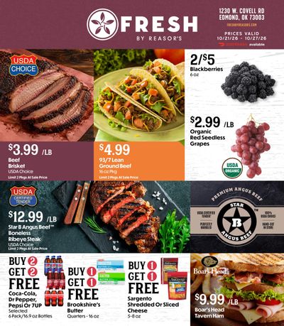 FRESH by Reasor's (Edmond-Enid Area, OK) Weekly Ad October 21 - 27, 2026