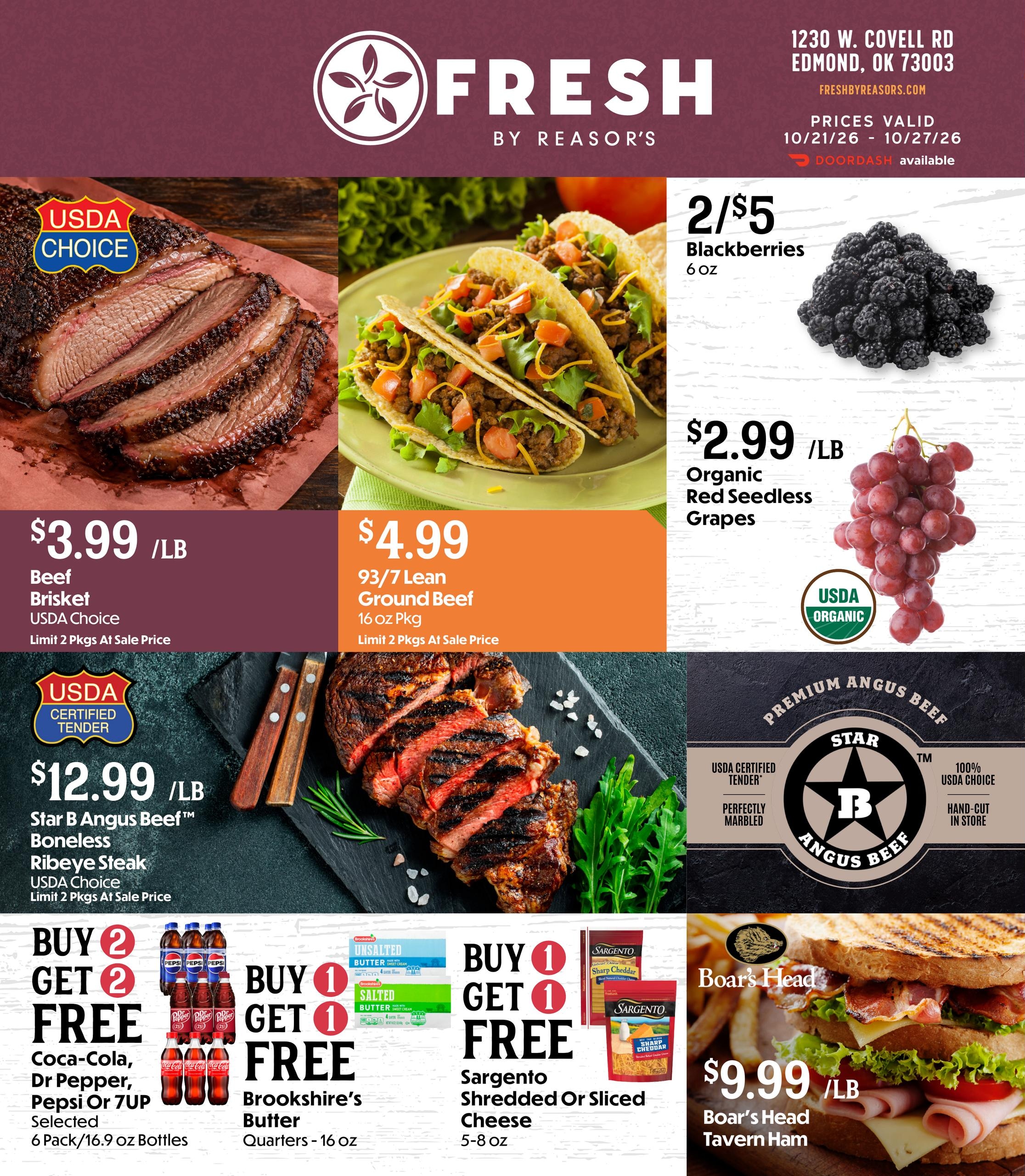 FRESH by Reasor's (Edmond-Enid Area, OK) Weekly Ad October 21 - 27, 2026