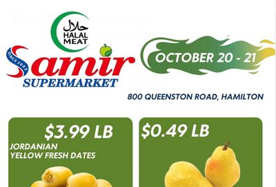 Samir Supermarket (Hamilton) Flyer October 20 and 21