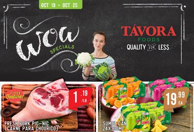 Tavora Foods Flyer October 19 to 25