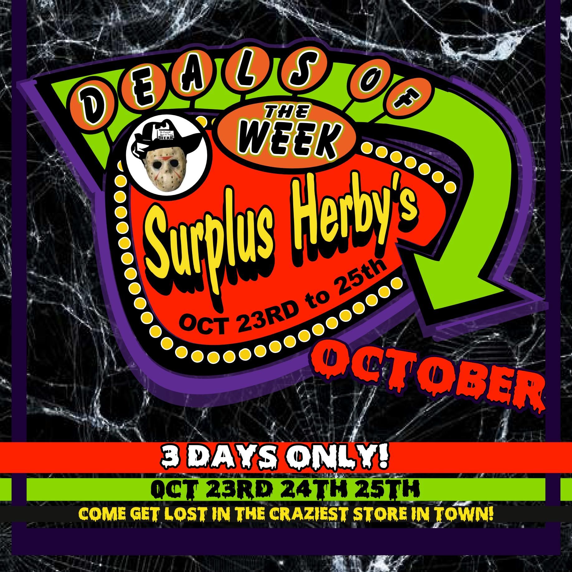 Surplus Herby’s Flyer October 19 to 25