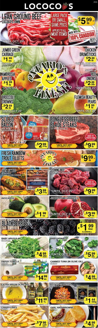 Lococo's Flyer October 21 to 25
