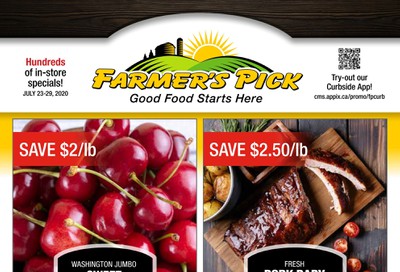 Farmer's Pick Flyer July 23 to 29