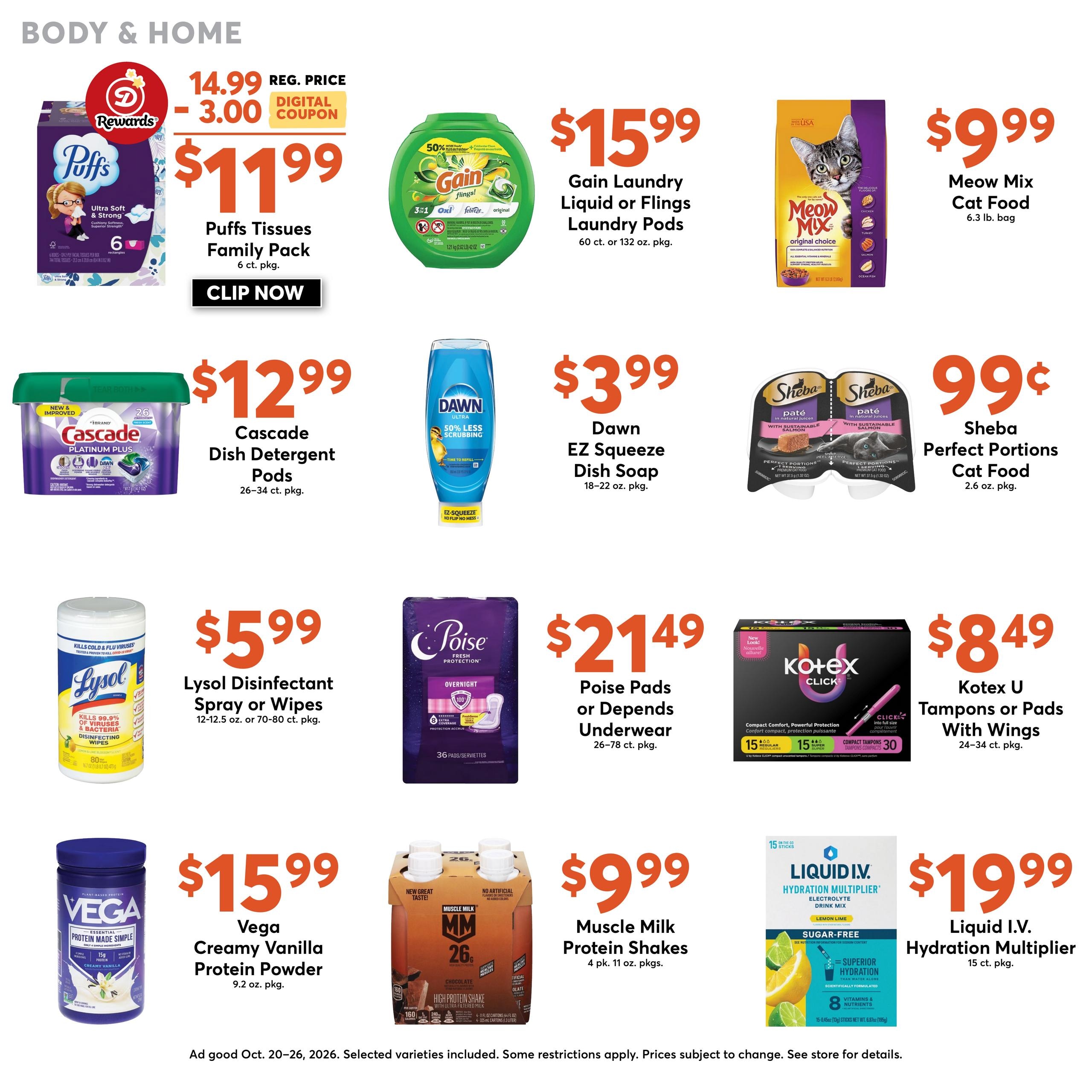Dierbergs (Cross Timbers Area, MO) Weekly Ad October 20 - 26, 2026