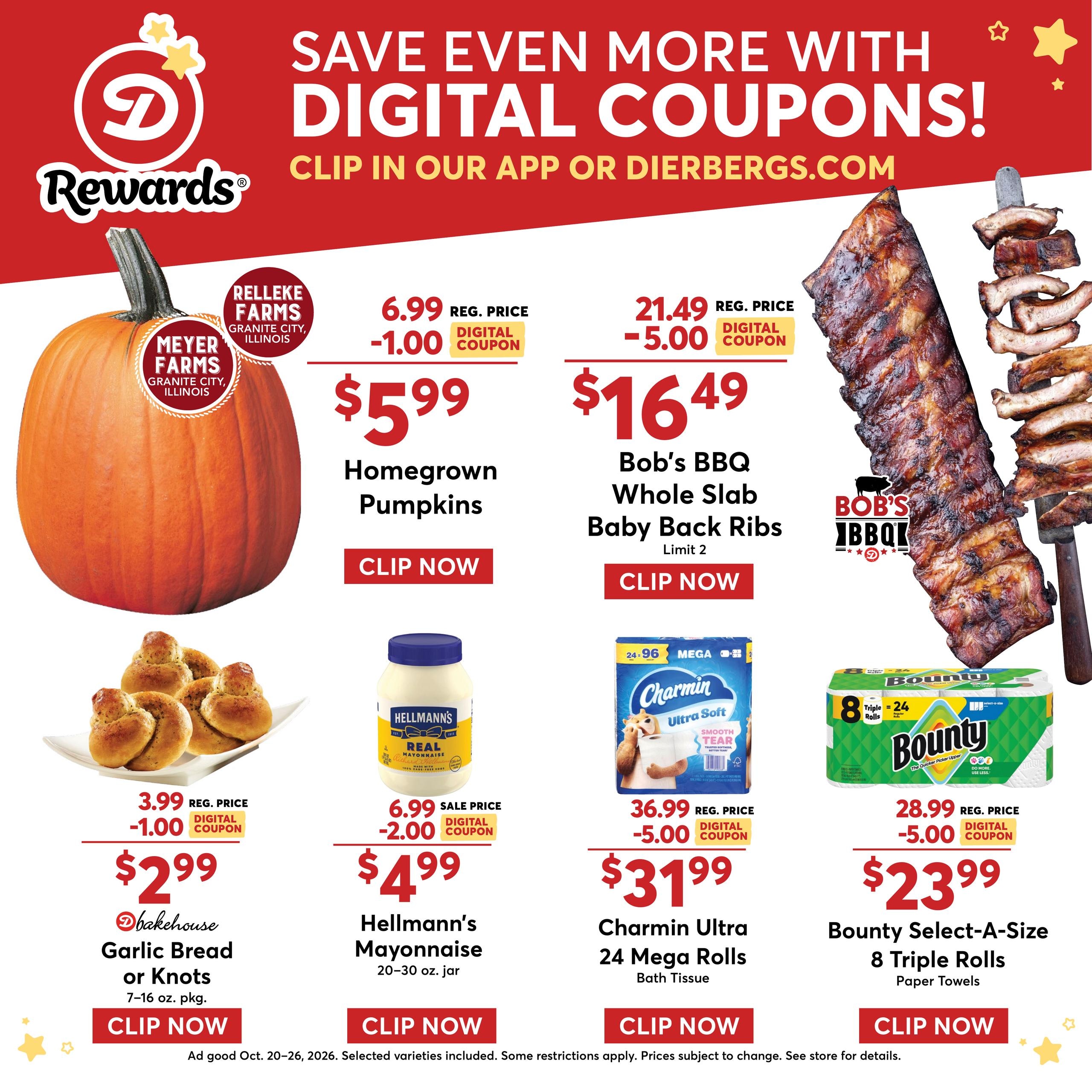 Dierbergs (Cross Timbers Area, MO) Weekly Ad October 20 - 26, 2026