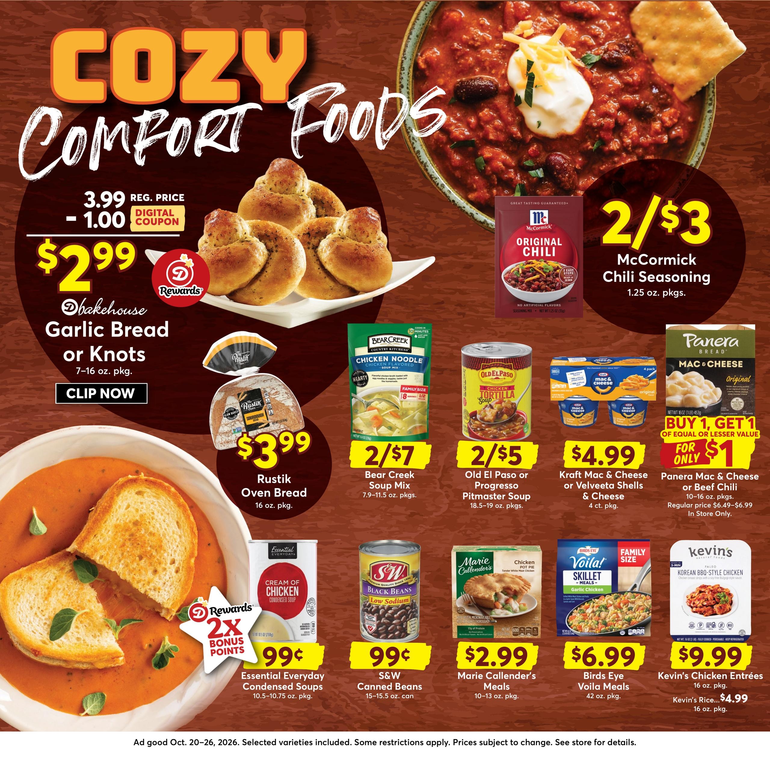 Dierbergs (Cross Timbers Area, MO) Weekly Ad October 20 - 26, 2026