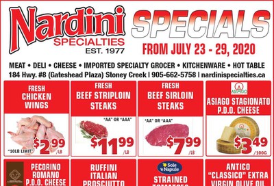 Nardini Specialties Flyer July 23 to 29