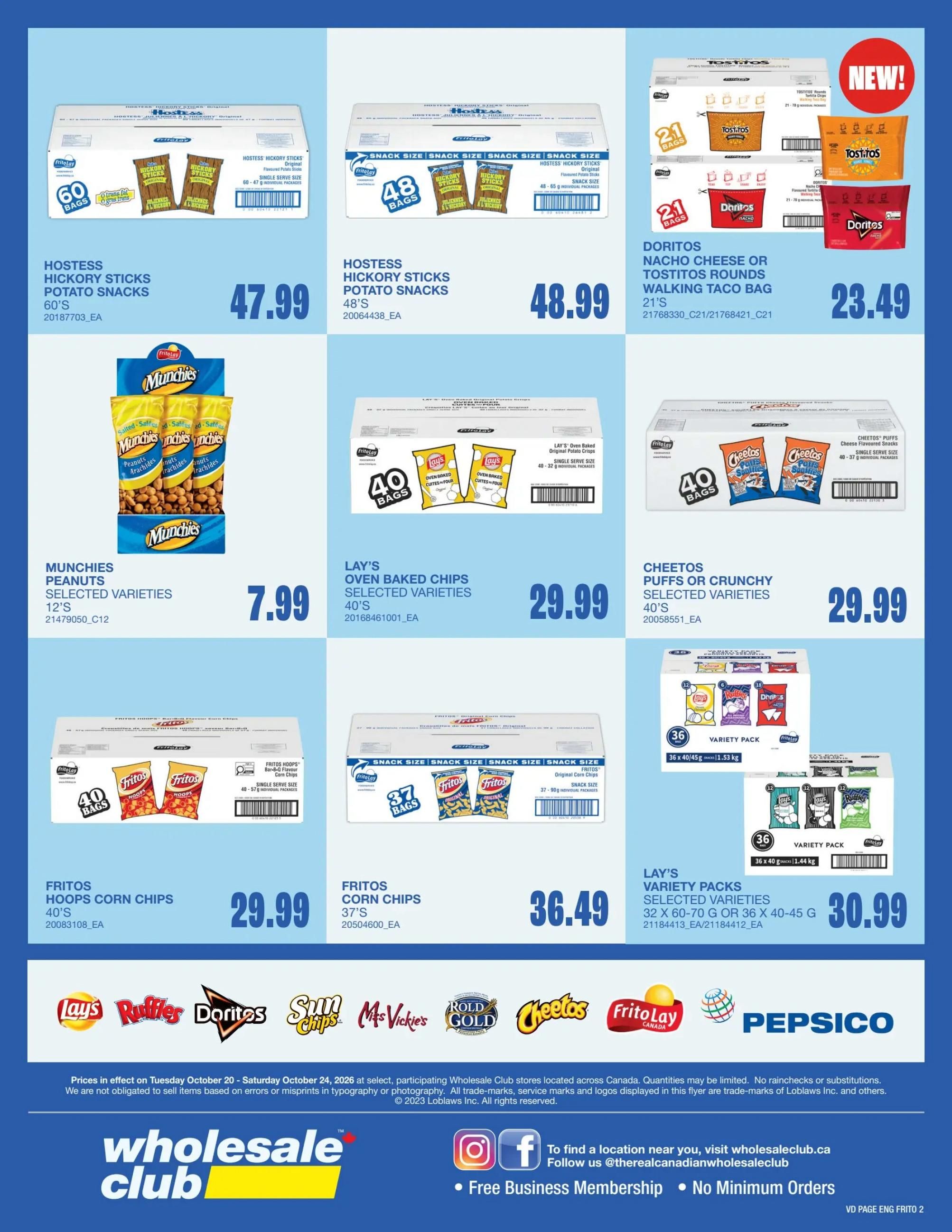 Wholesale Club (West) Flyer October 22 to 28