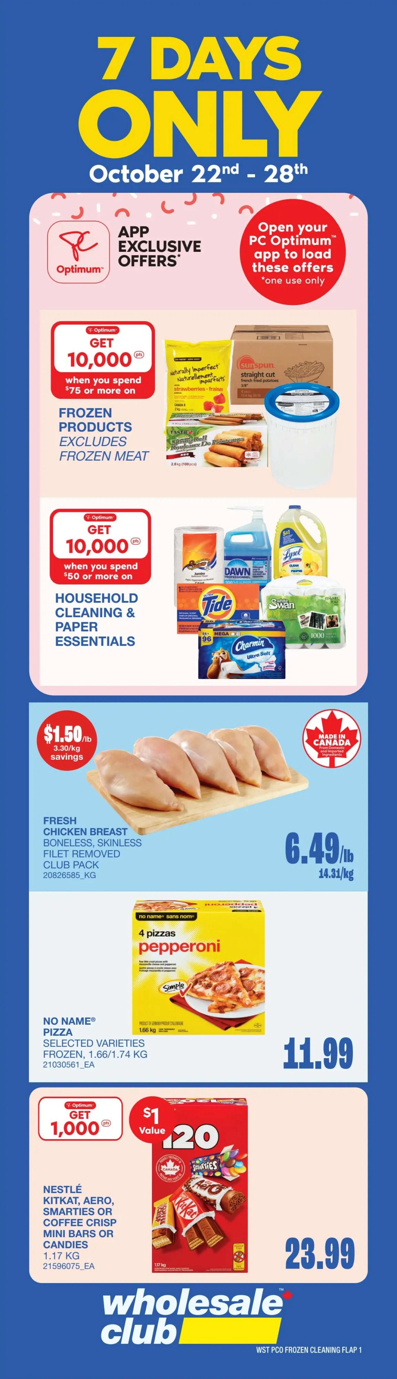 Wholesale Club (West) Flyer October 22 to 28