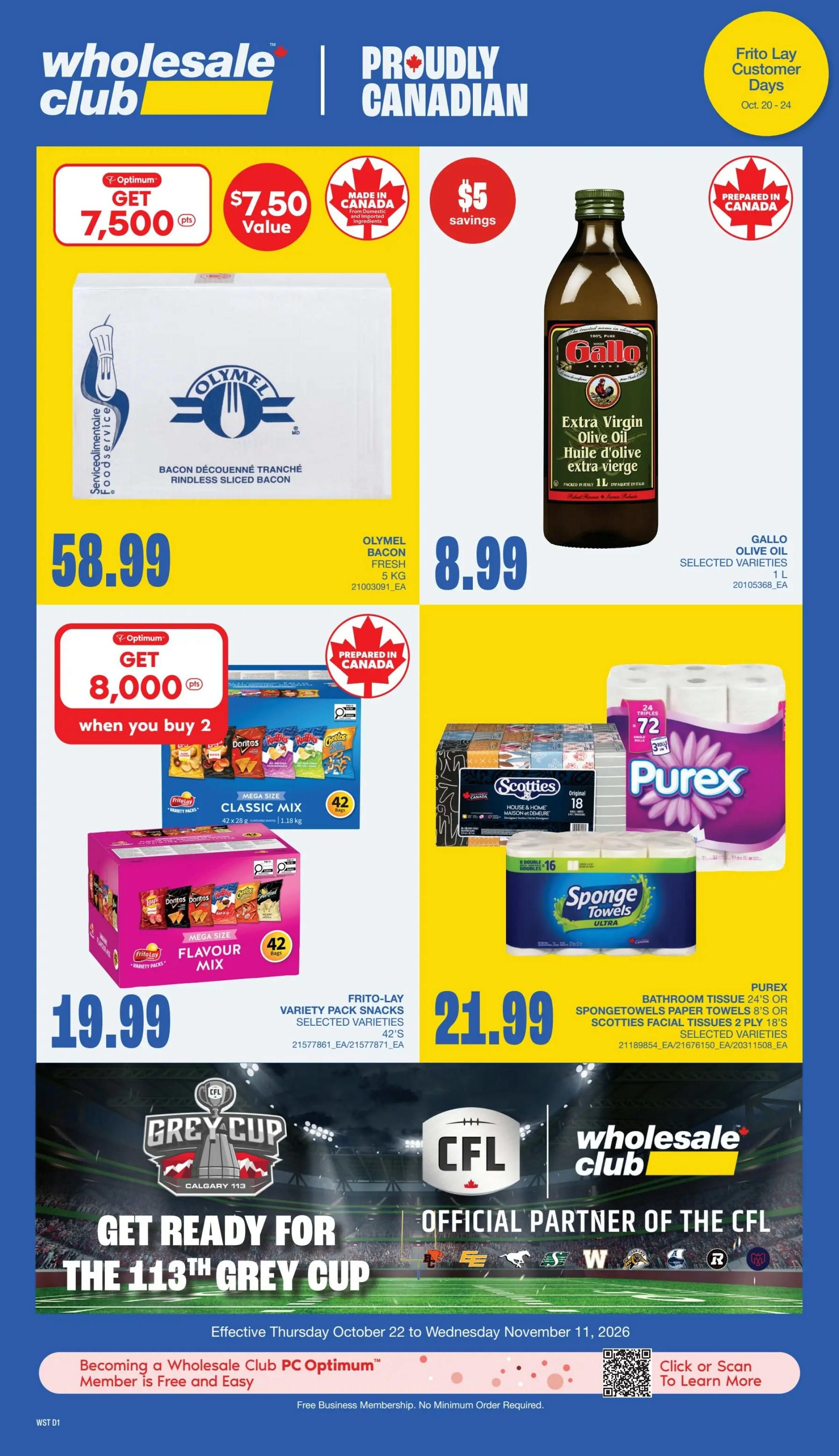 Wholesale Club (West) Flyer October 22 to 28