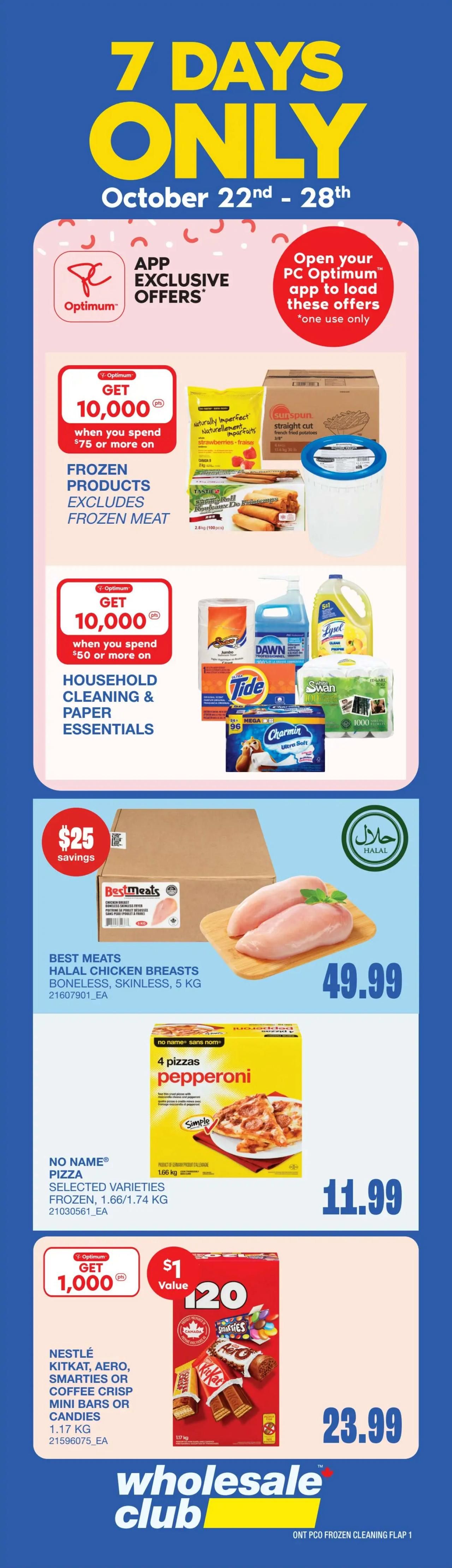 Wholesale Club (ON) Flyer October 22 to 28