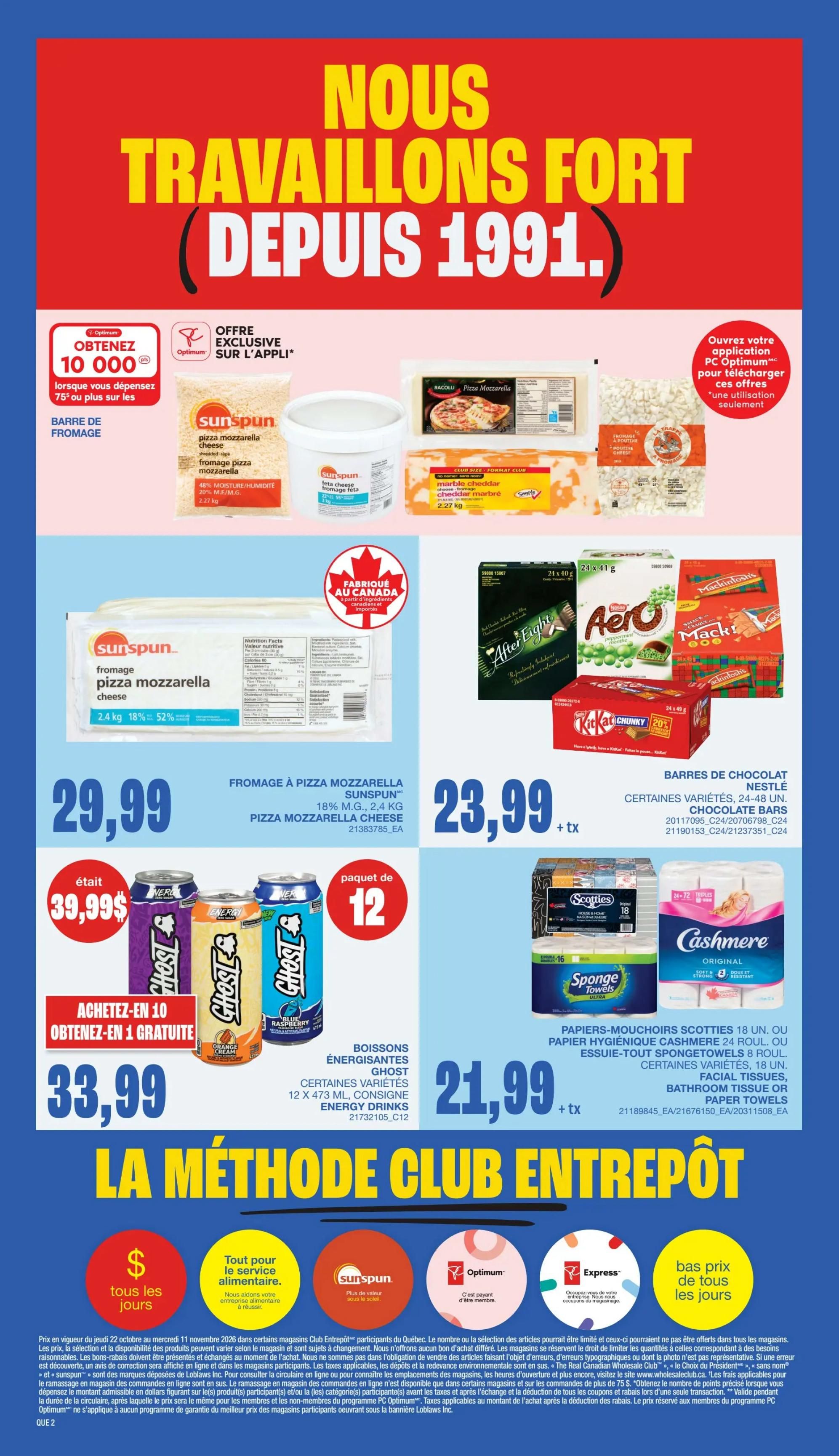 Wholesale Club (QC) Flyer October 22 to 28