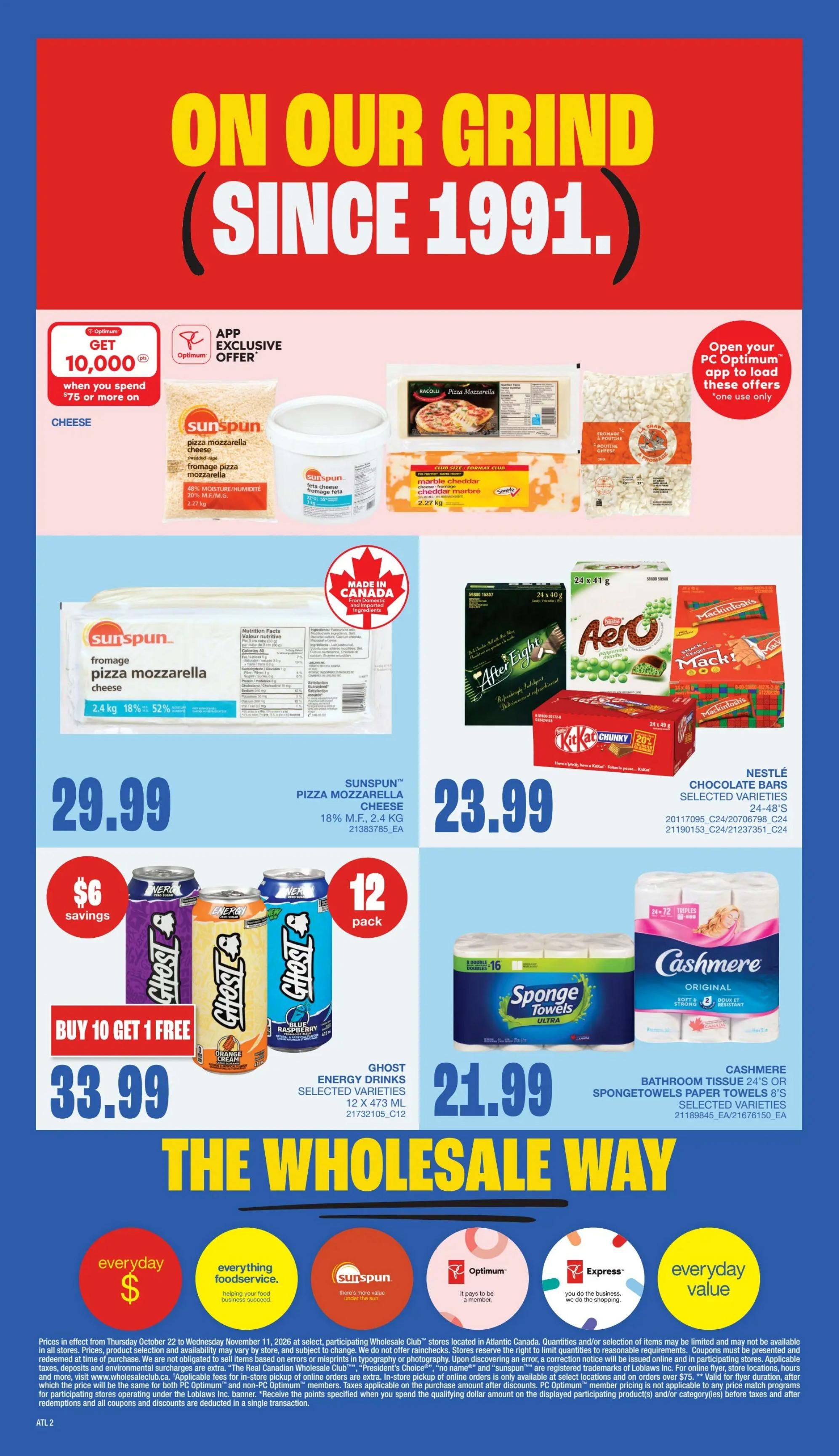 Wholesale Club (Atlantic) Flyer October 22 to 28