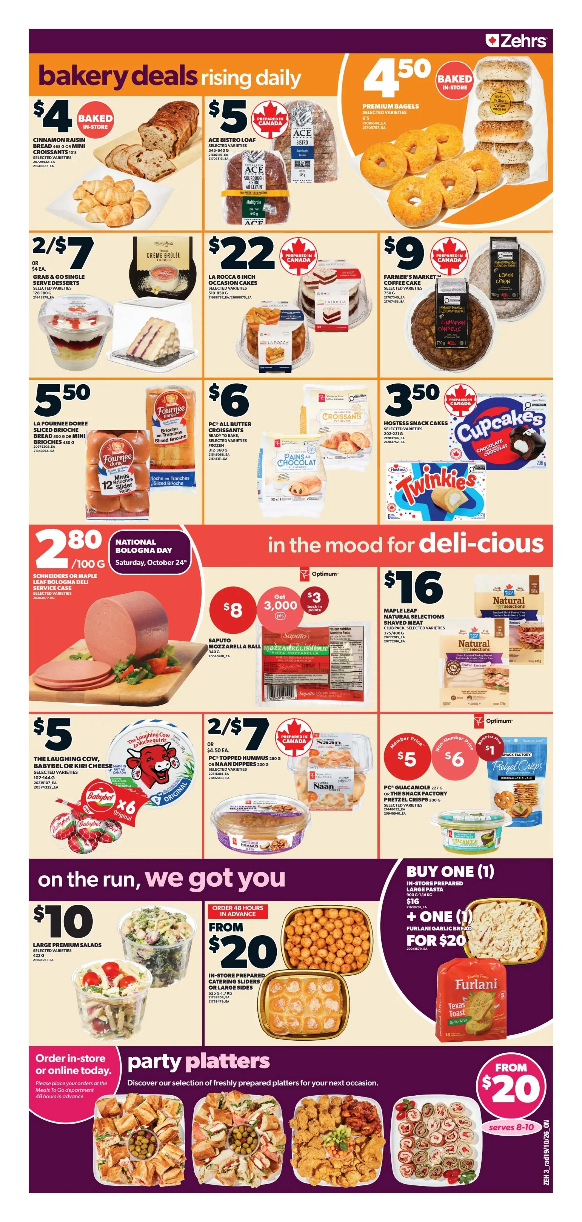 Zehrs Flyer October 22 to 28