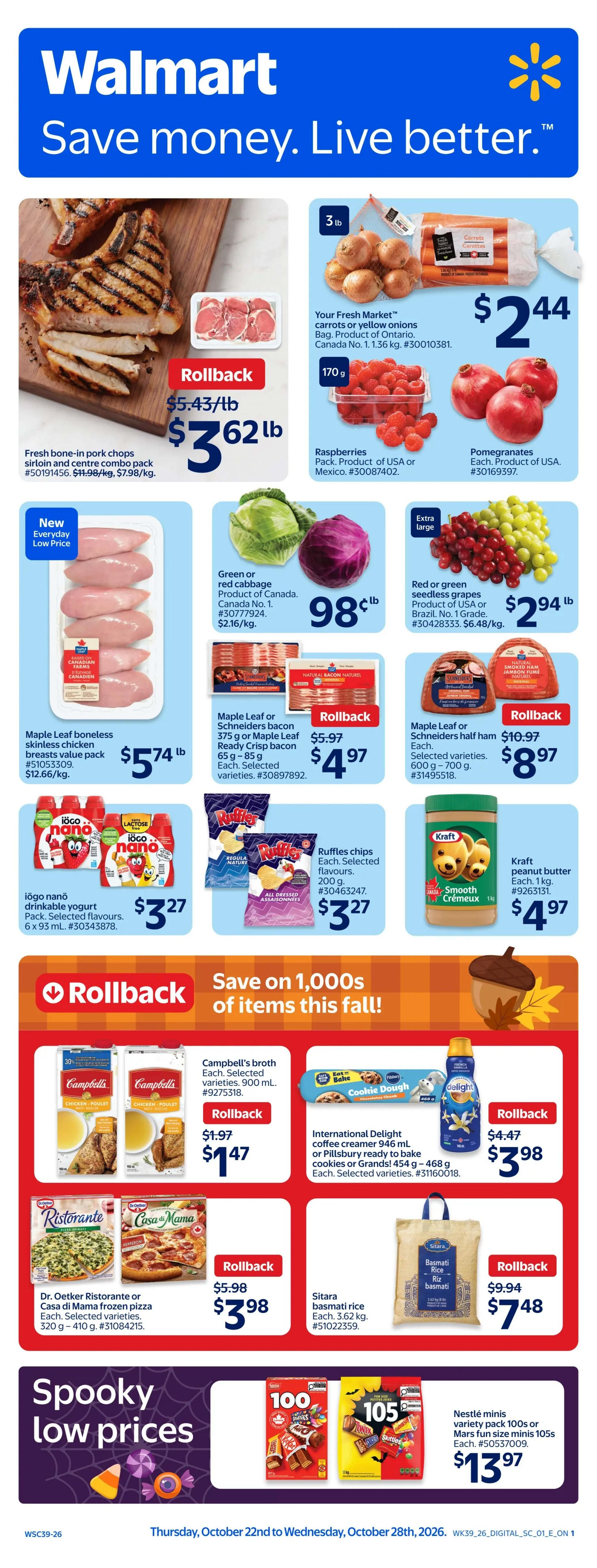 Walmart (ON) Flyer October 22 to 28