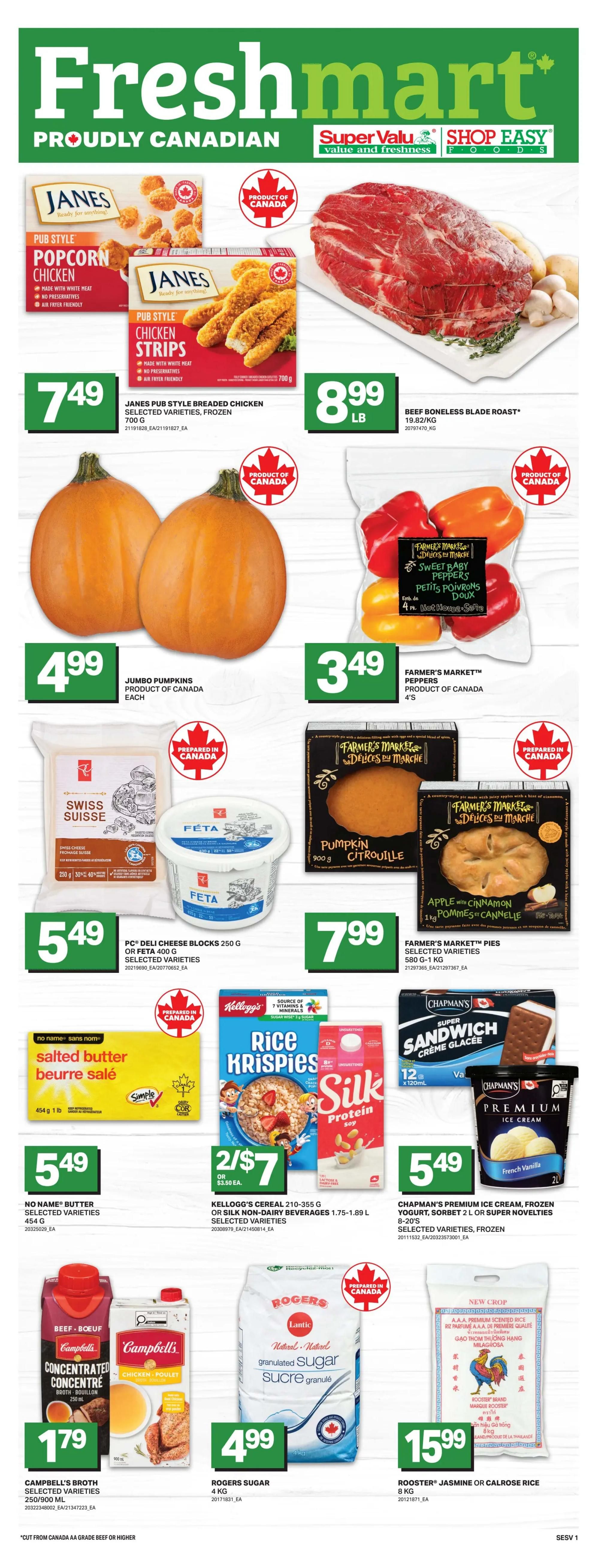 Shop Easy & SuperValu Flyer October 22 to 28