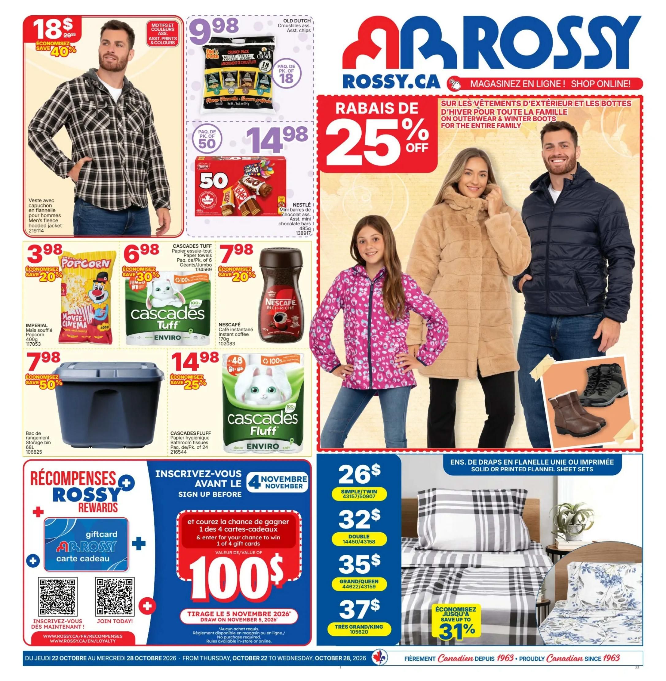 Rossy Flyer October 22 to 28