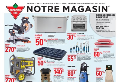 Canadian Tire (QC) Flyer July 23 to 29