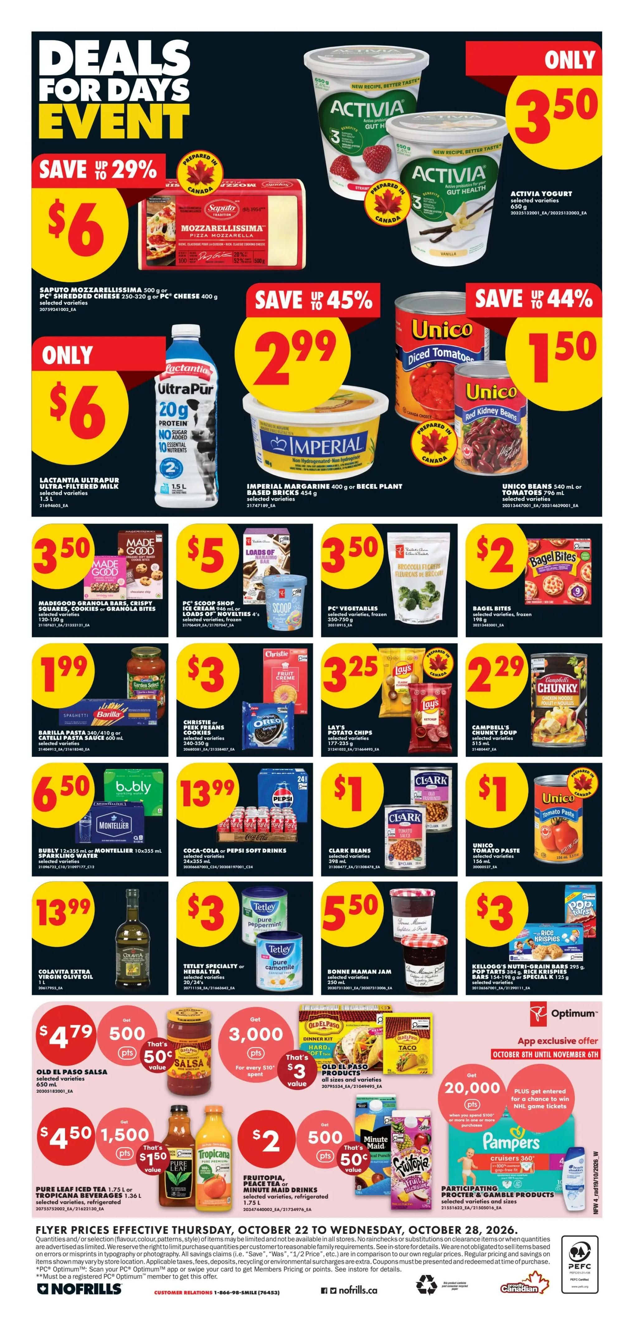 No Frills (West) Flyer October 22 to 28
