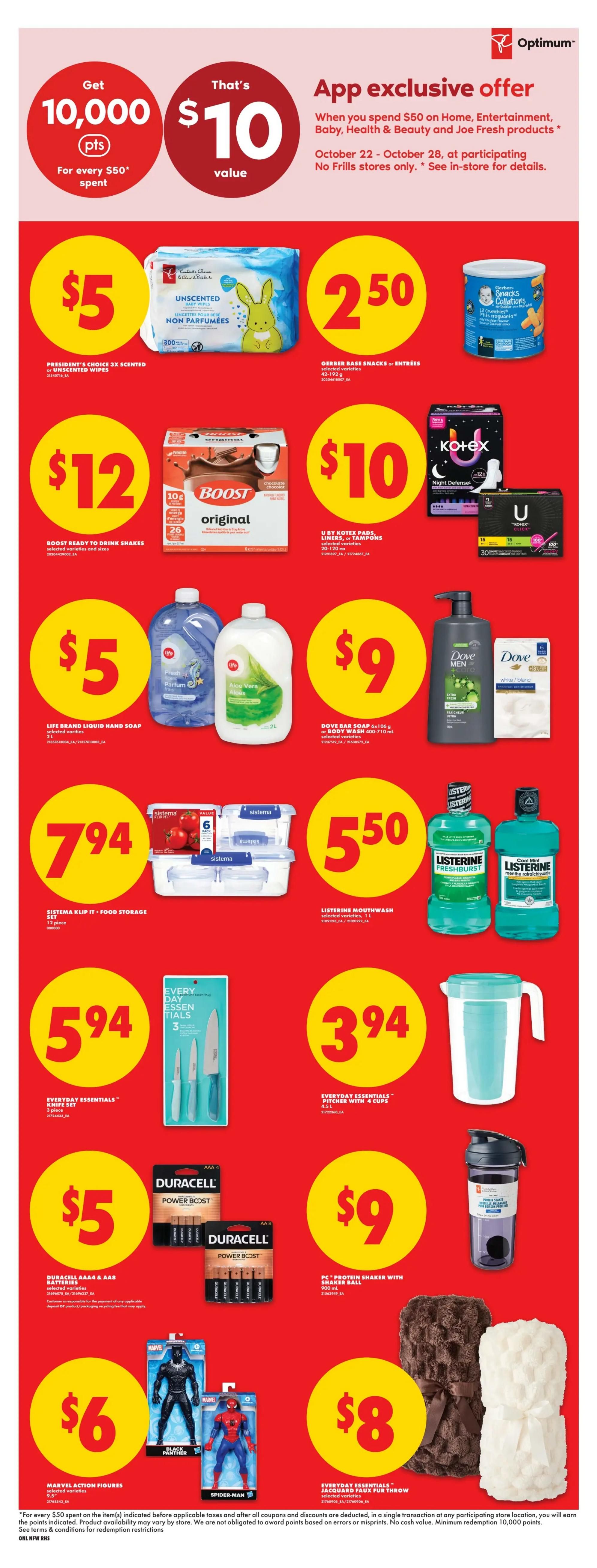 No Frills (West) Flyer October 22 to 28