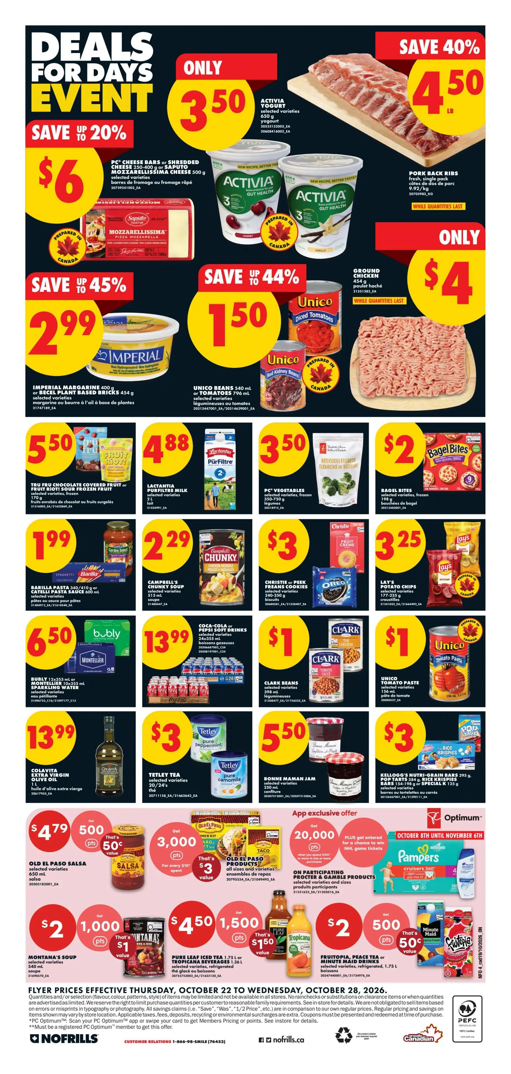 No Frills (ON) Flyer October 22 to 28