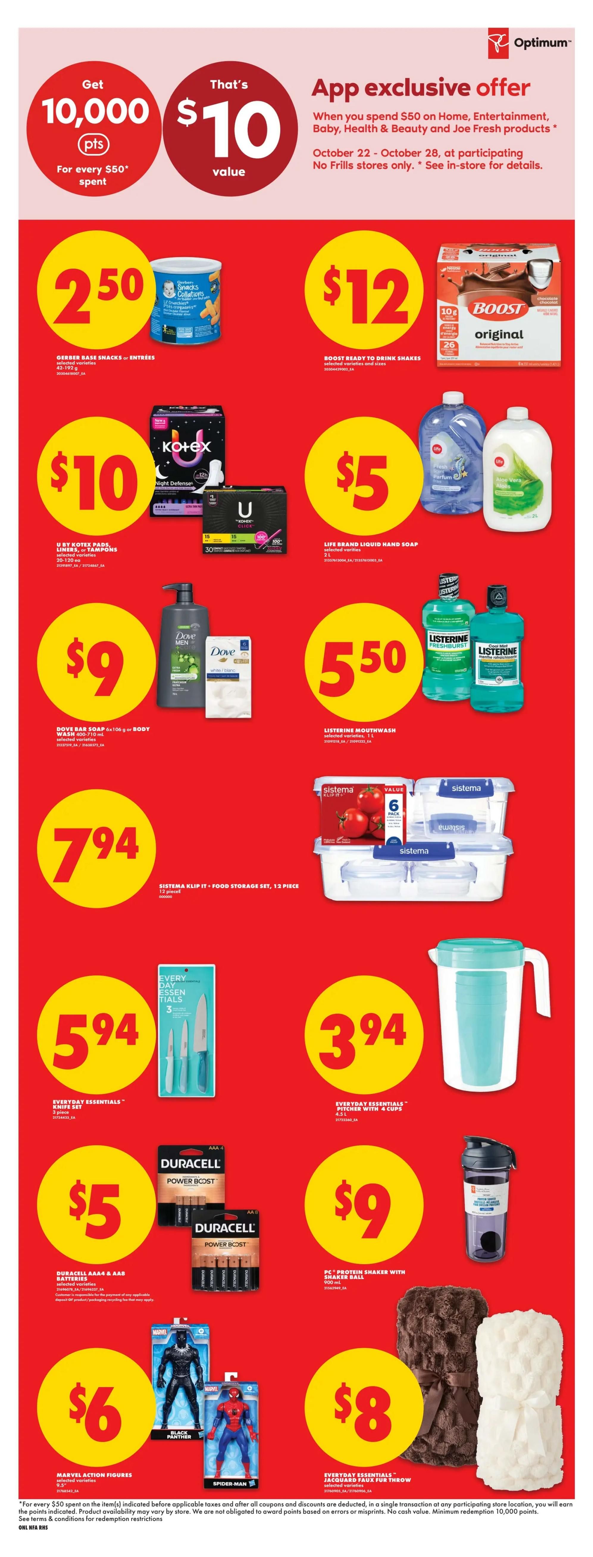 No Frills (Atlantic) Flyer October 22 to 28