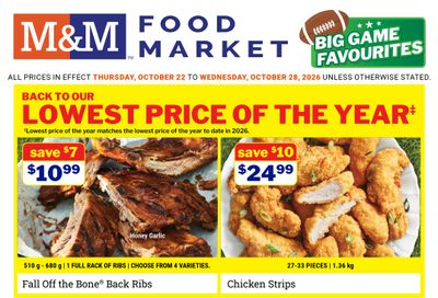 M&M Food Market (Atlantic, ON & West) Flyer October 22 to 28