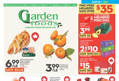 Garden Foods Flyer October 22 to 28