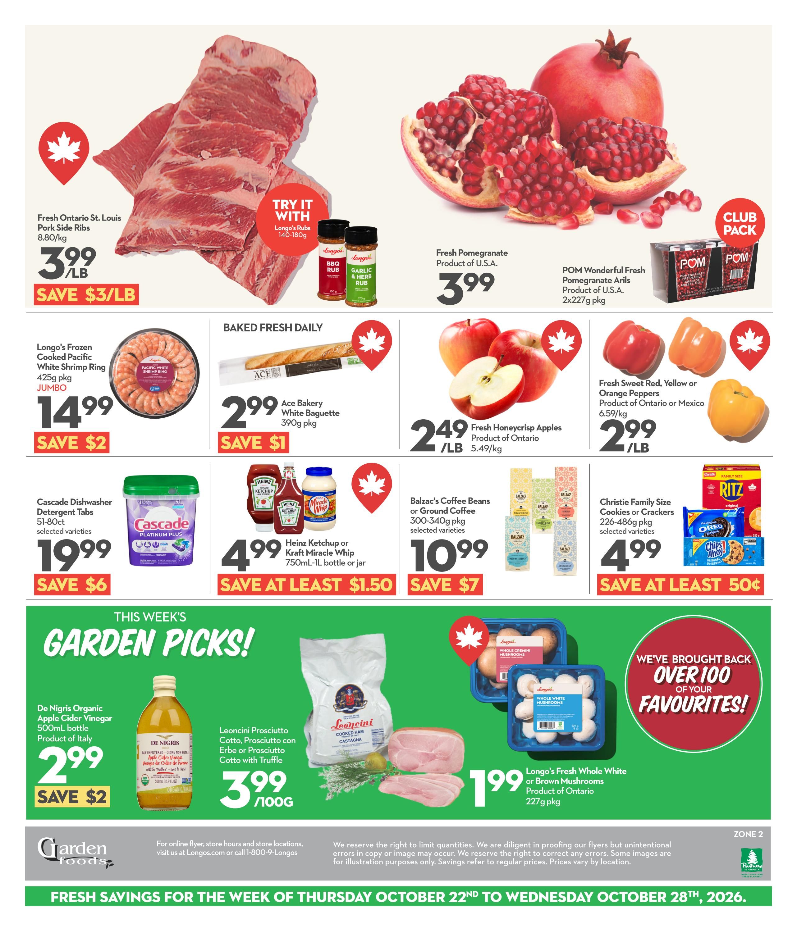 Garden Foods Flyer October 22 to 28