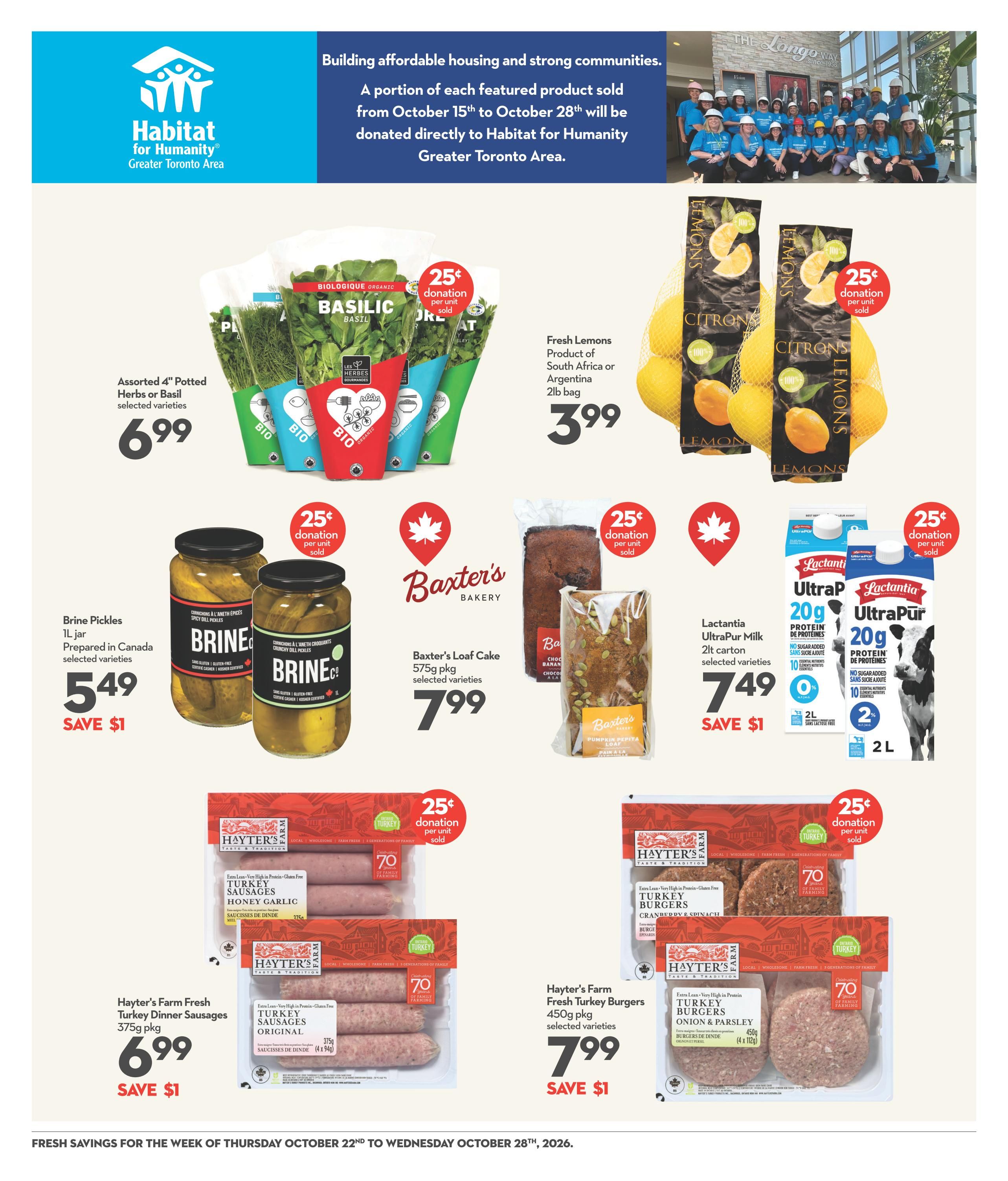 Longo's Flyer October 22 to 28