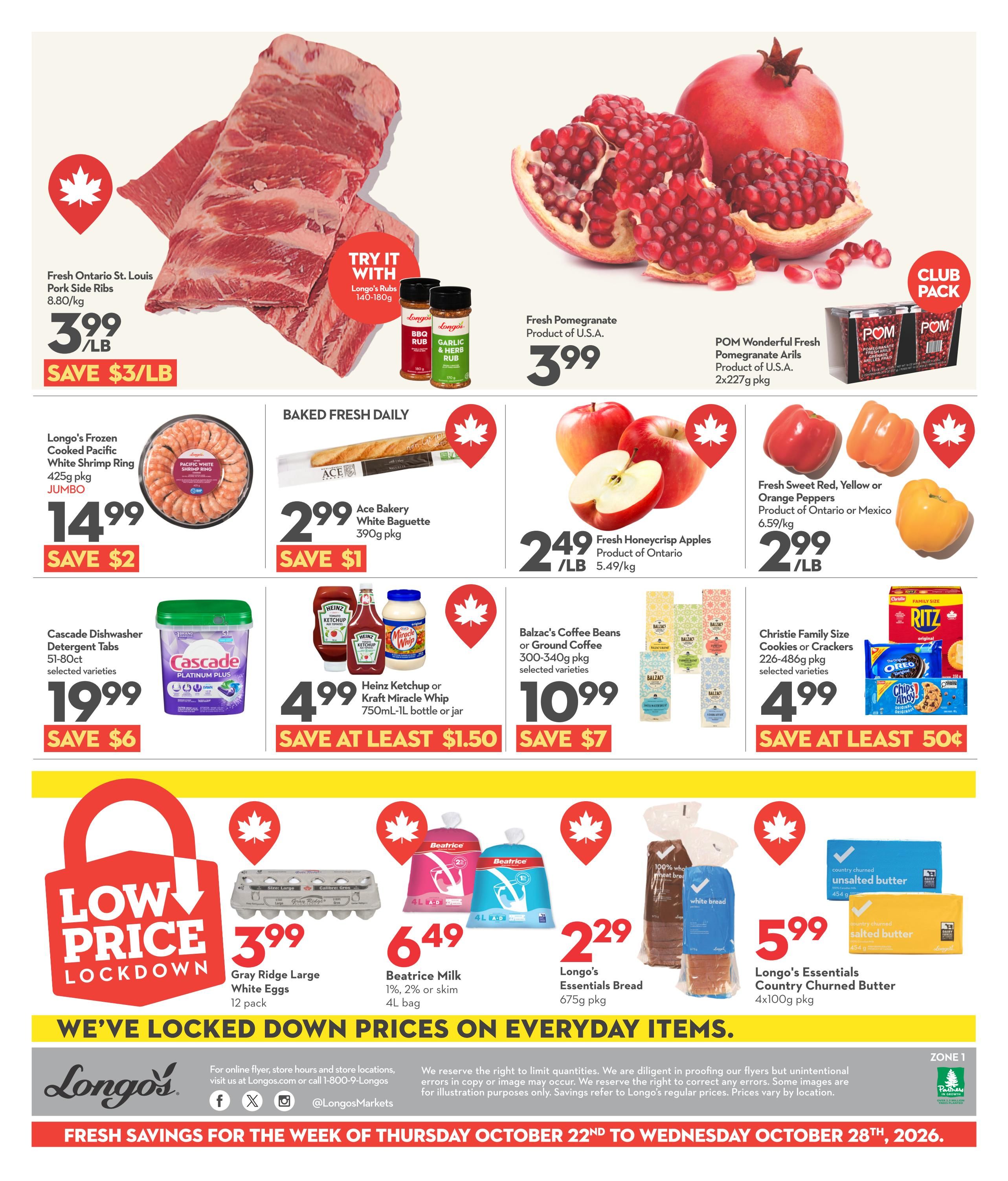 Longo's Flyer October 22 to 28