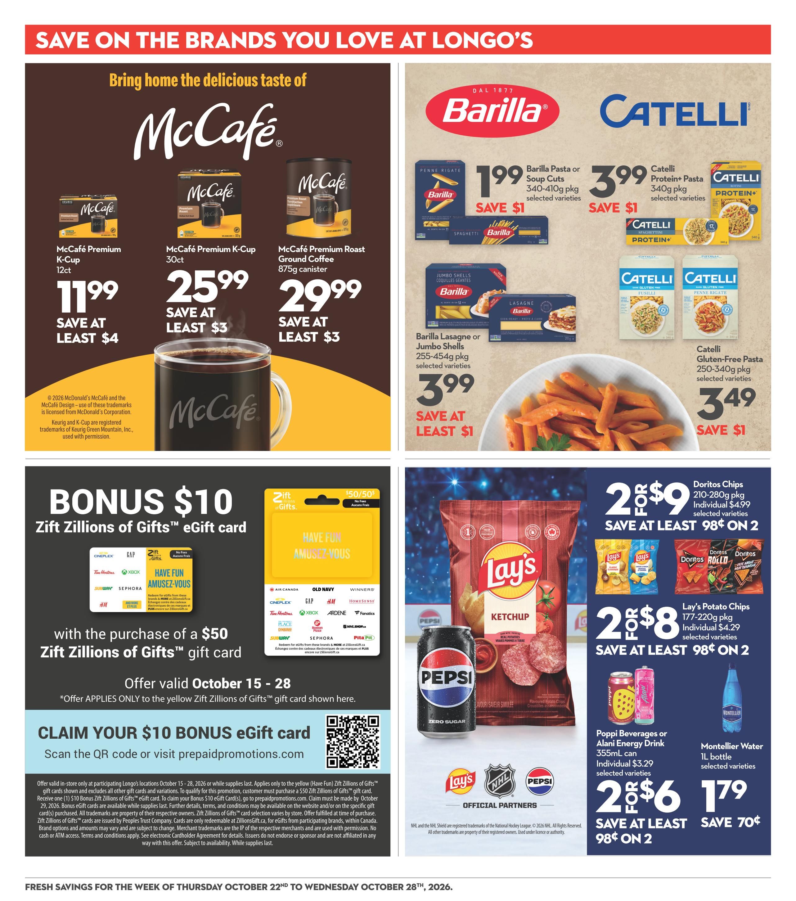 Longo's Flyer October 22 to 28