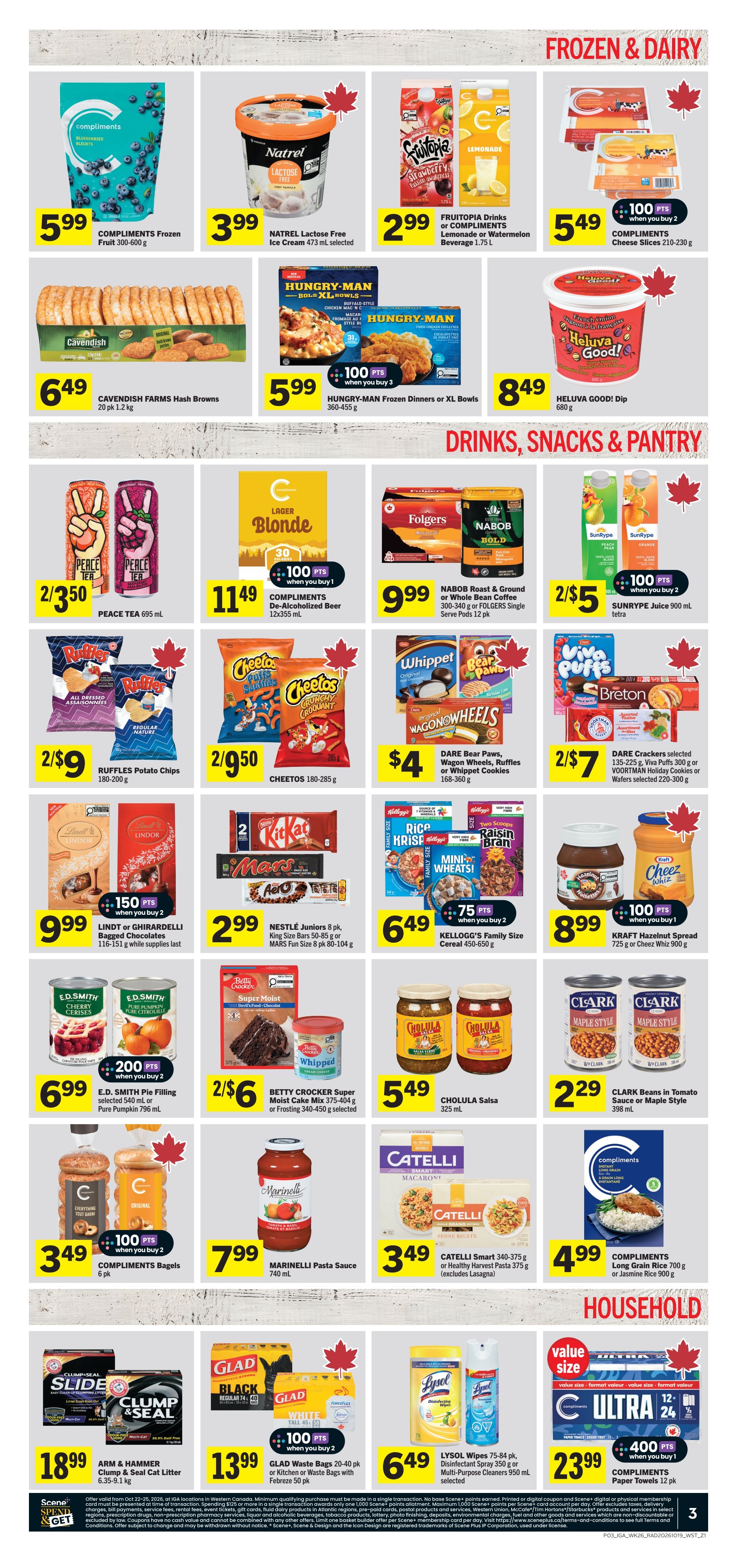 IGA (West) Flyer October 22 to 28