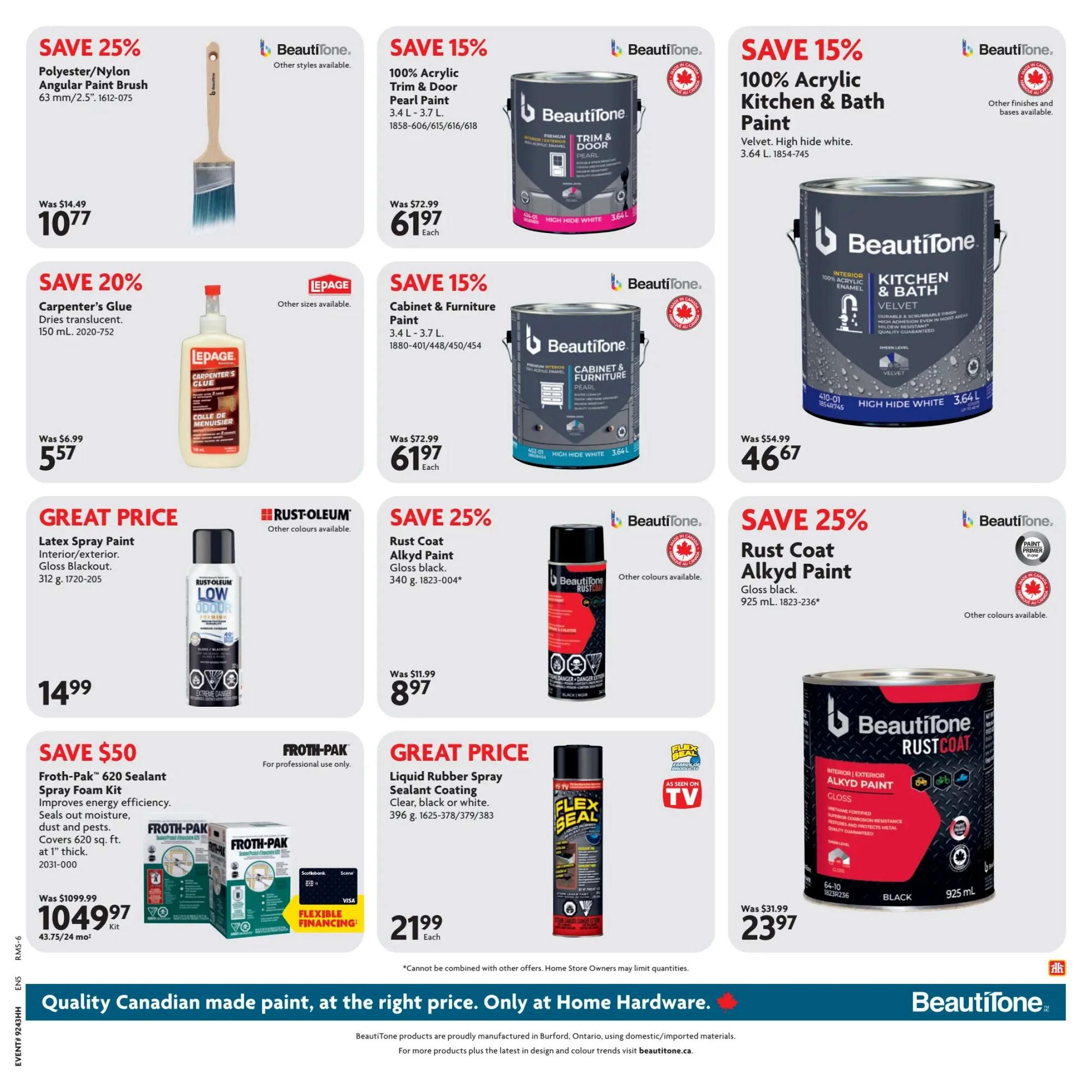 Home Hardware (BC) Flyer October 22 to November 4