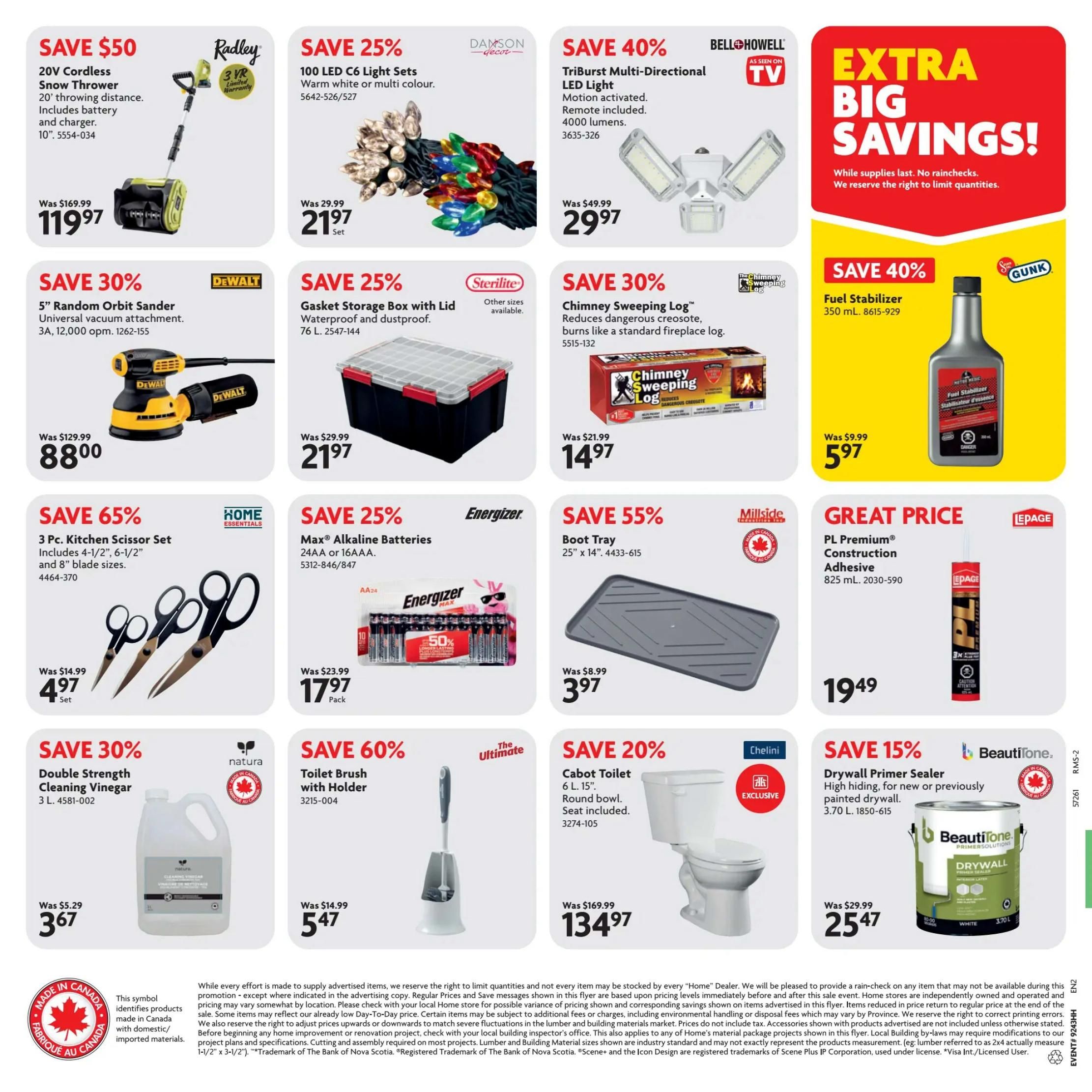 Home Hardware (Atlantic) Flyer October 22 to November 4