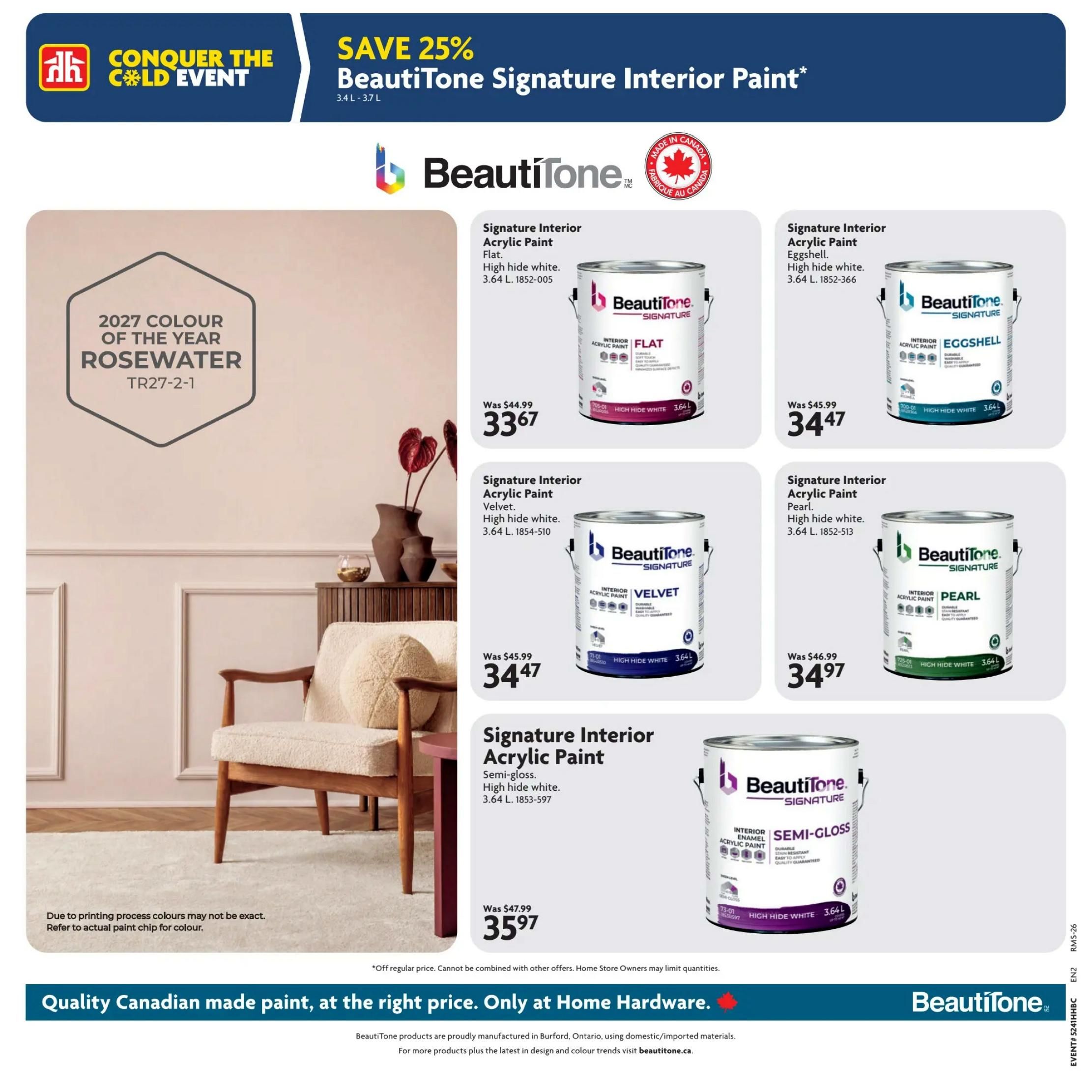 Home Hardware (Atlantic) Flyer October 22 to November 4