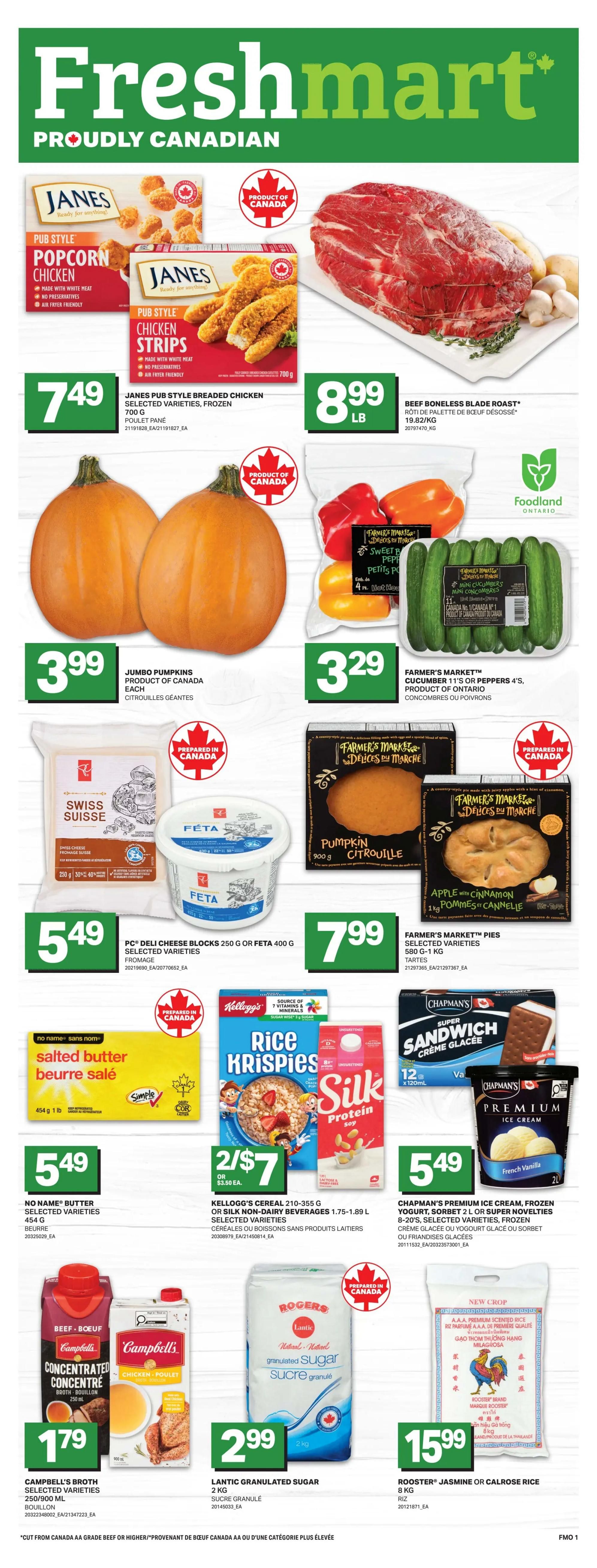 Freshmart (ON) Flyer October 22 to 28