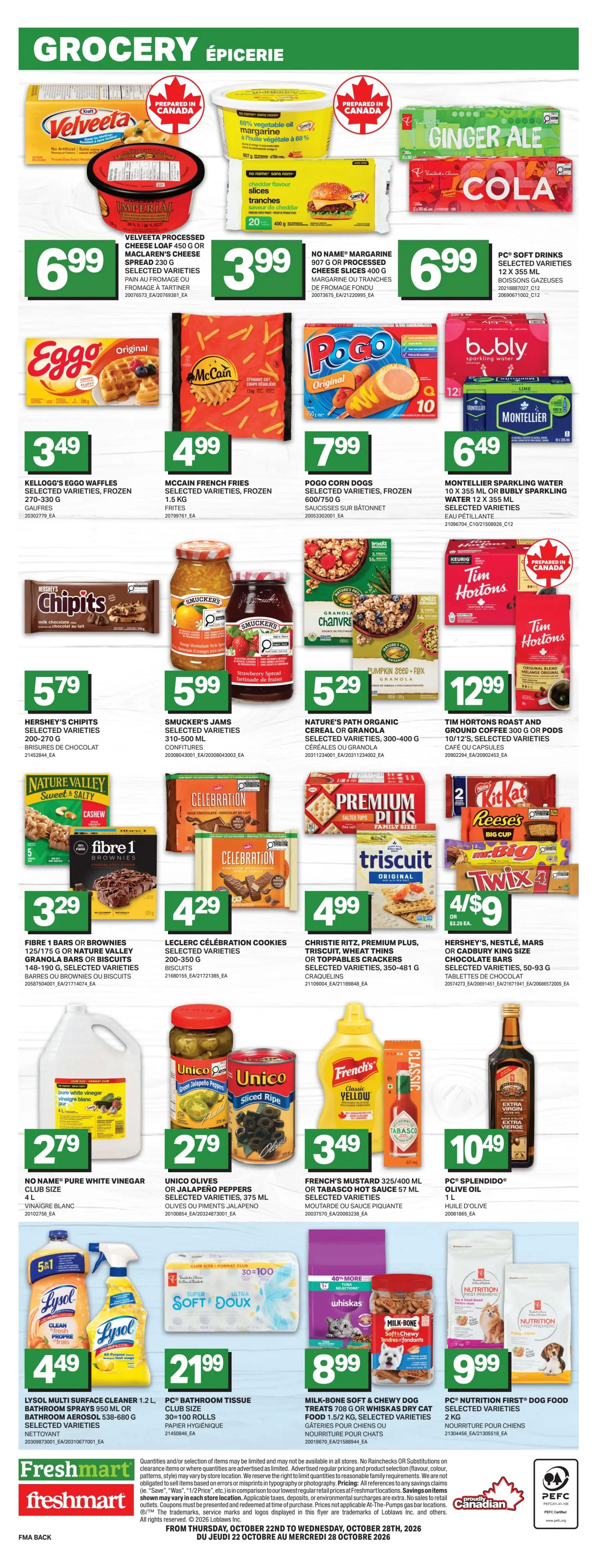 Freshmart (Atlantic) Flyer October 22 to 28