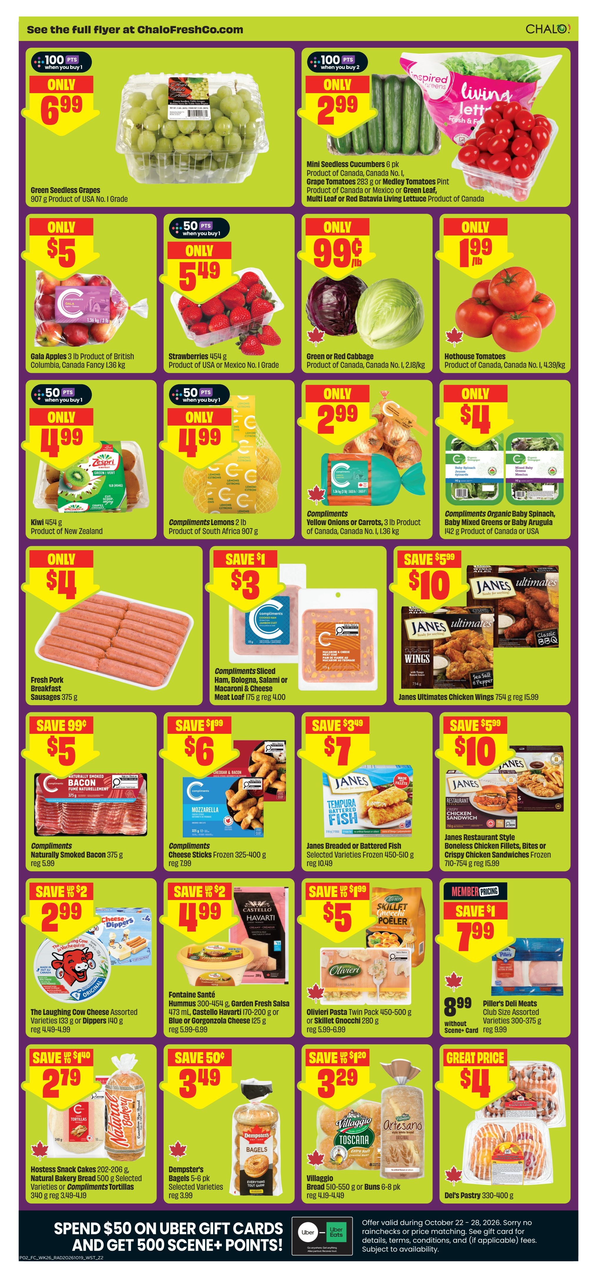 Chalo! FreshCo (West) Flyer October 22 to 28