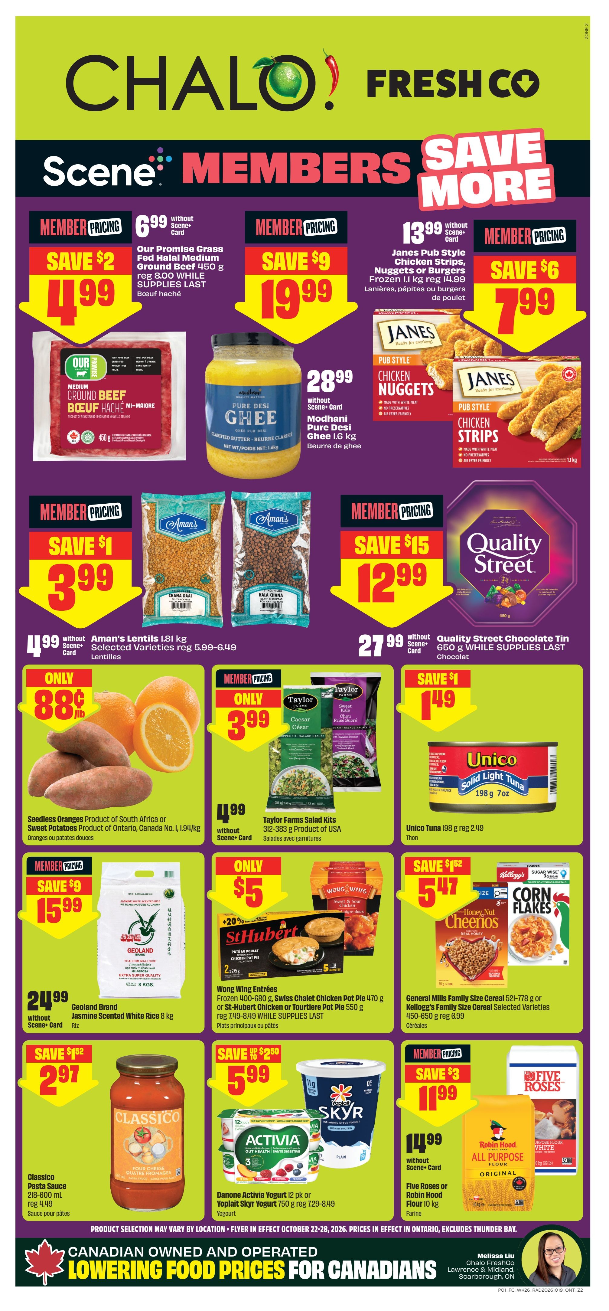 Chalo! FreshCo (ON) Flyer October 22 to 28