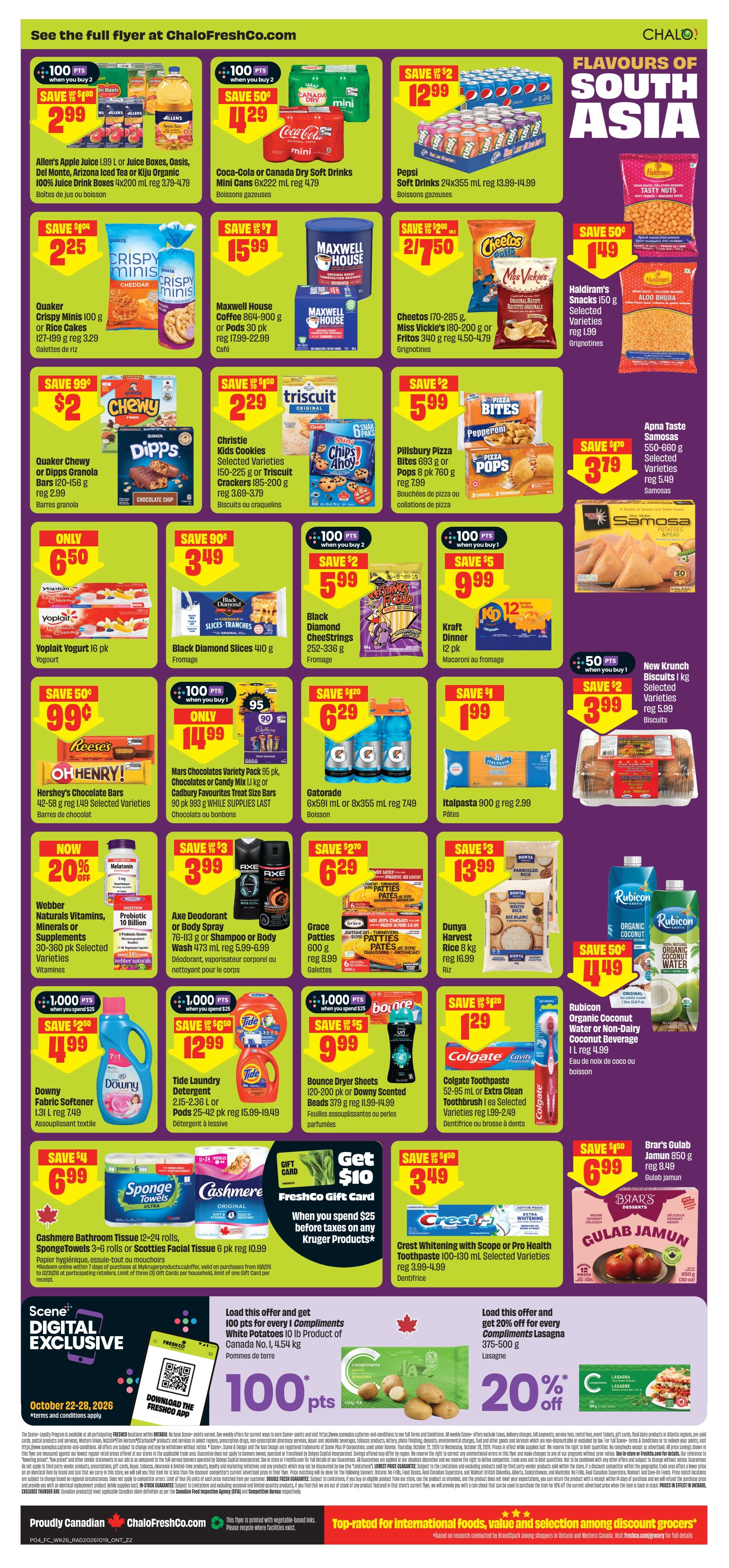 Chalo! FreshCo (ON) Flyer October 22 to 28