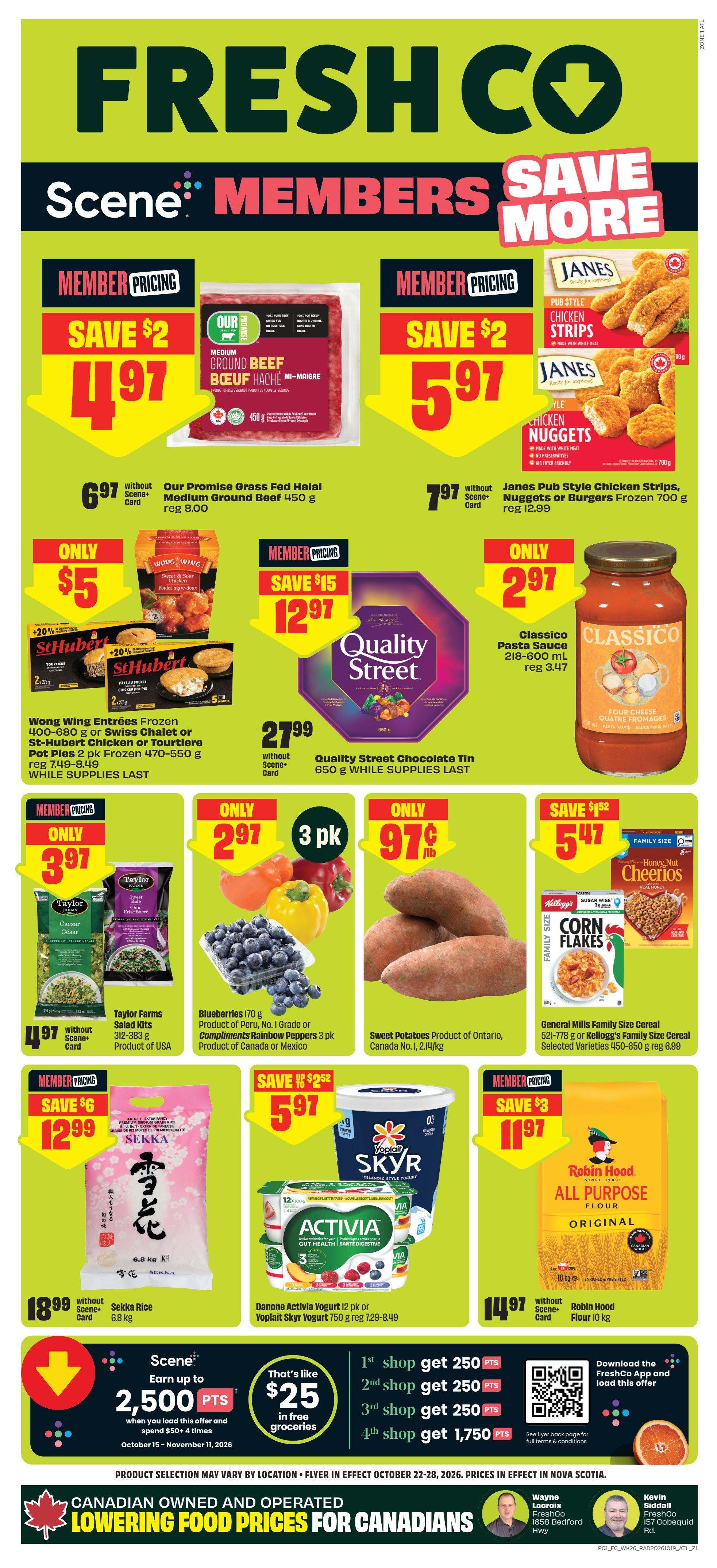 FreshCo (Atlantic) Flyer October 22 to 28